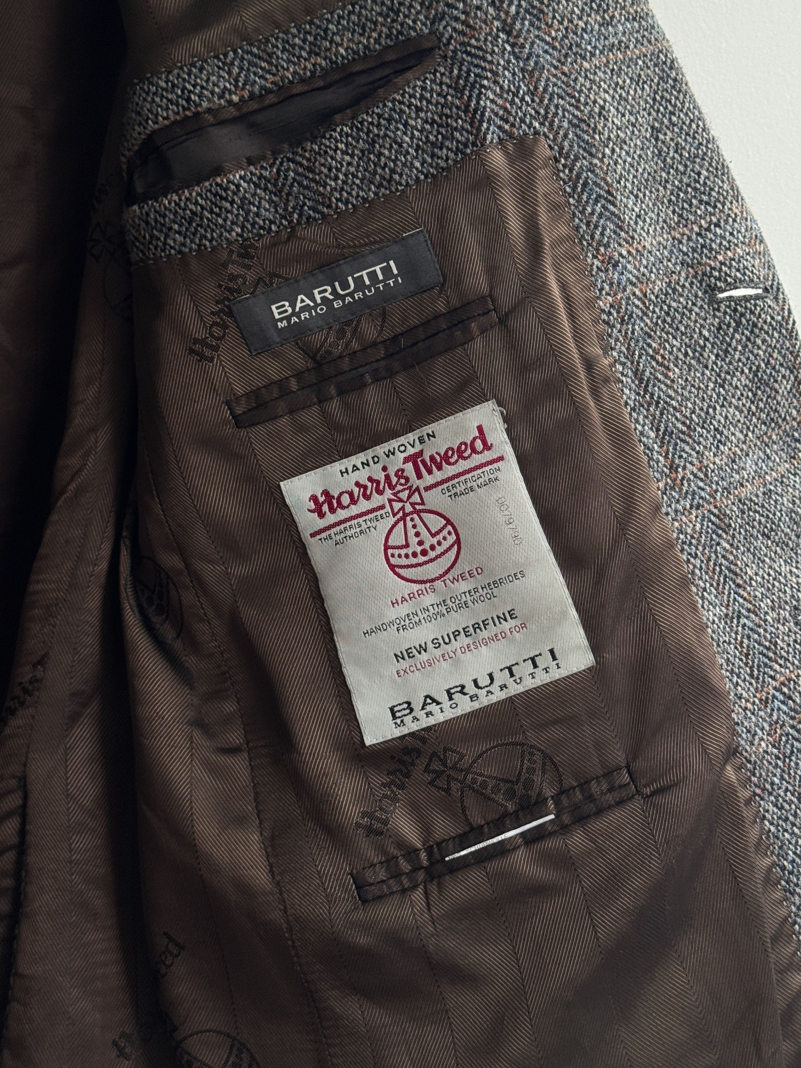 Harris Tweed Harris Tweed Matio Barutti Blazer Jacket Size 48R - 7 Thumbnail