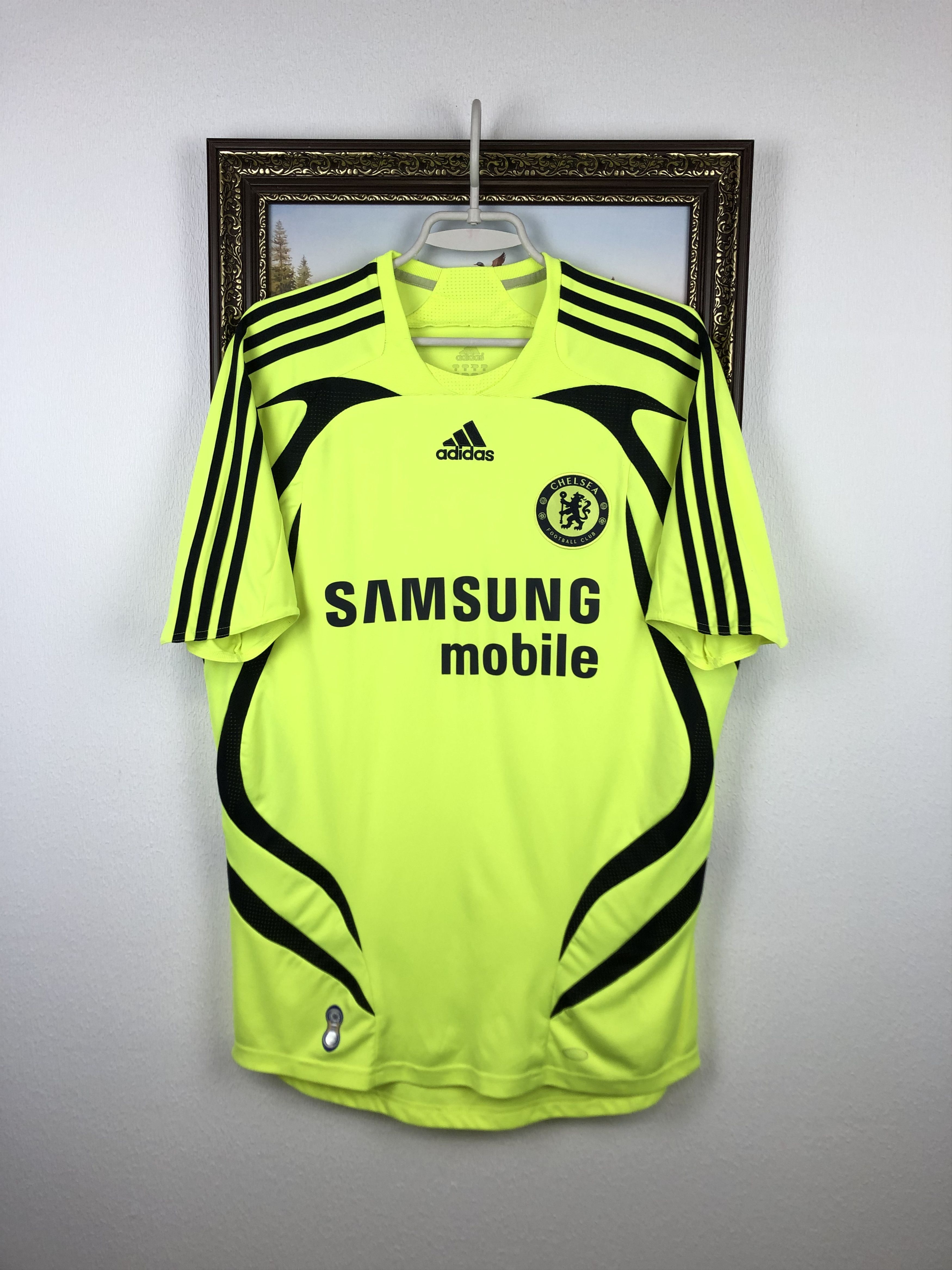 Adidas Chelsea Away football shirt 2007 Soccer Adidas Jersey Trikot Size US M / EU 48-50 / 2 - 1 Thumbnail
