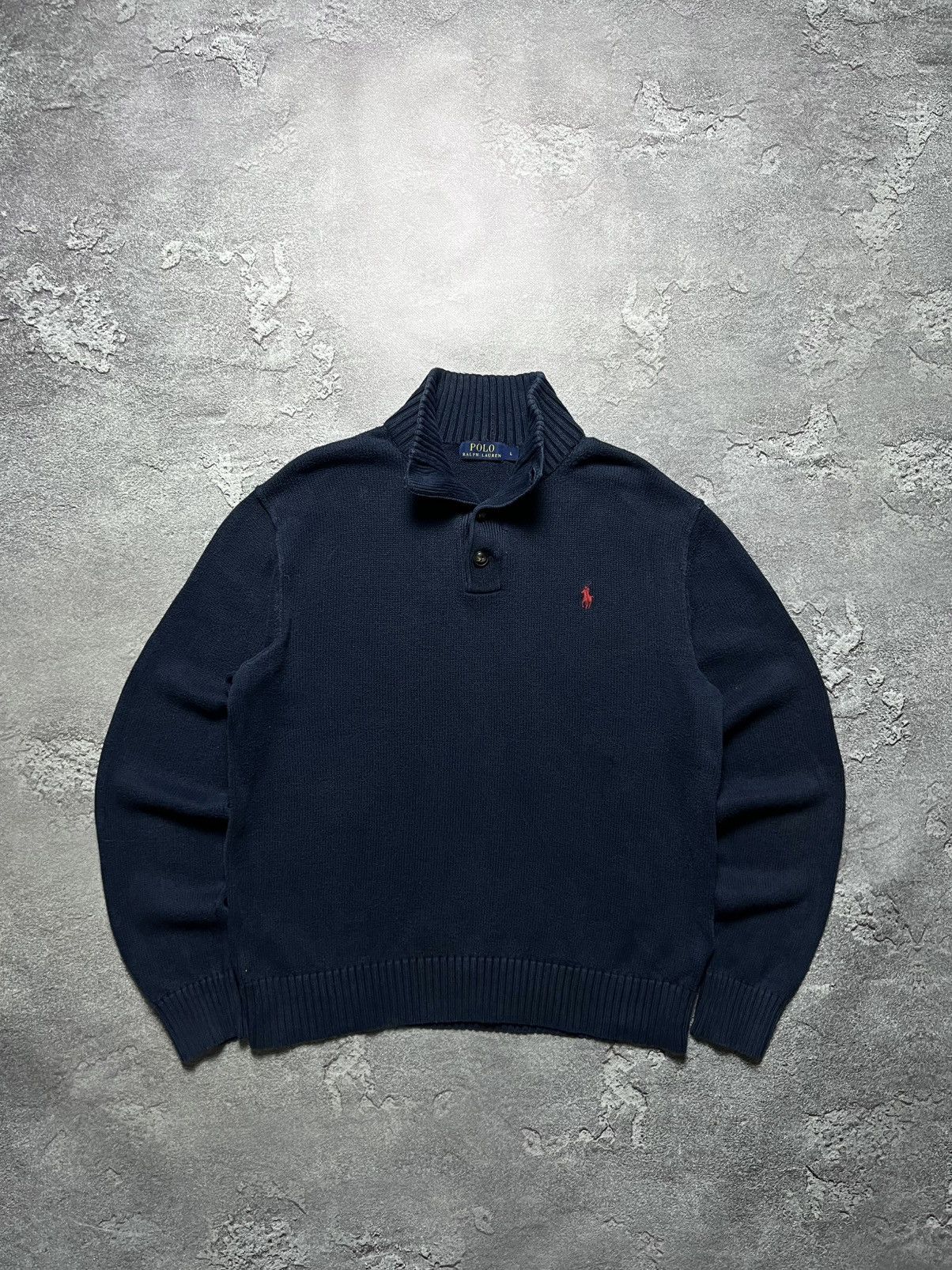 Polo Ralph Lauren Vintage Ralph Lauren Sweater 1/3 Zip Old Money Chief Keef L Size US L / EU 52-54 / 3 - 6 Thumbnail