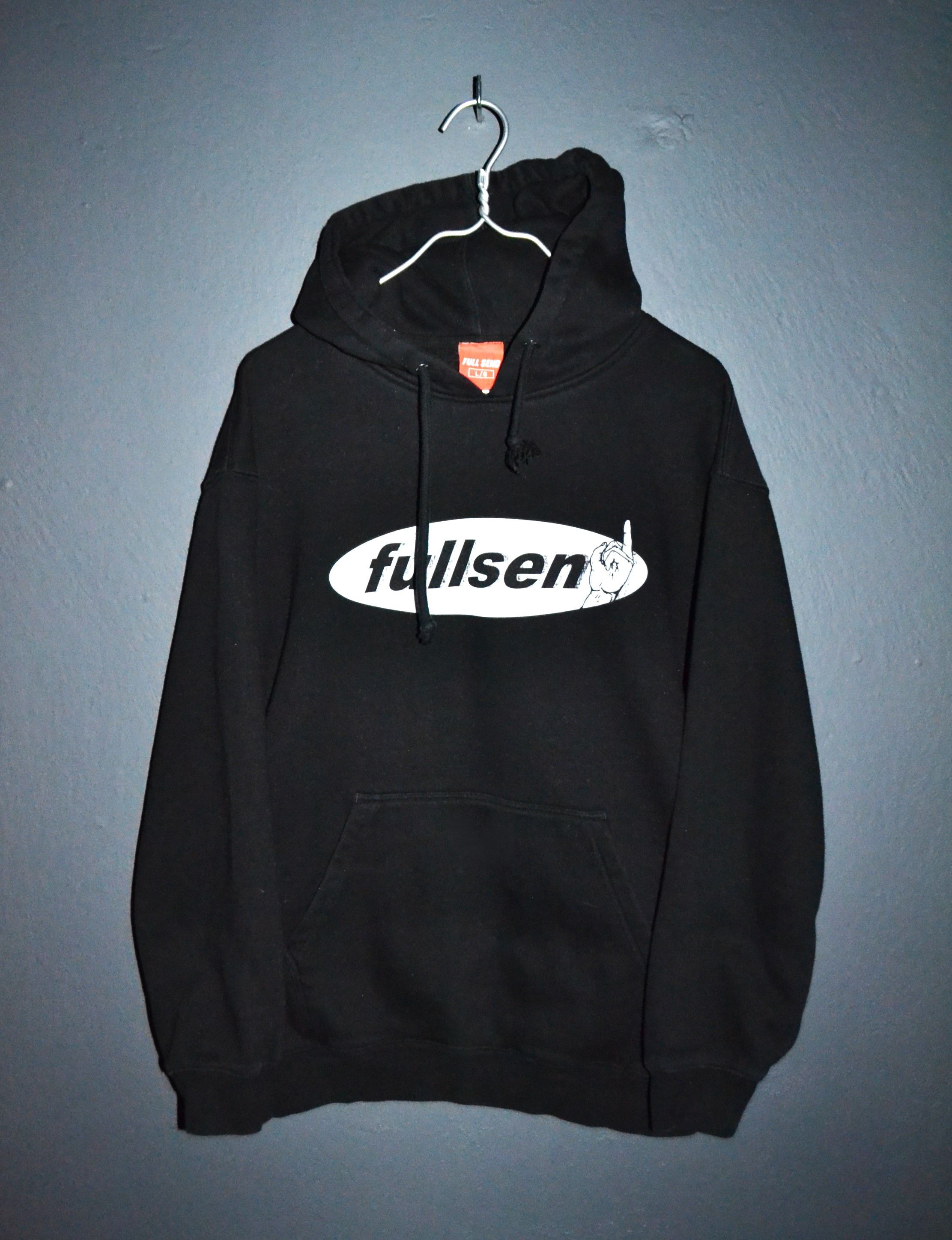 Full Send Full Send Middle Finger Hoodie Black L Size US L / EU 52-54 / 3 - 1 Thumbnail