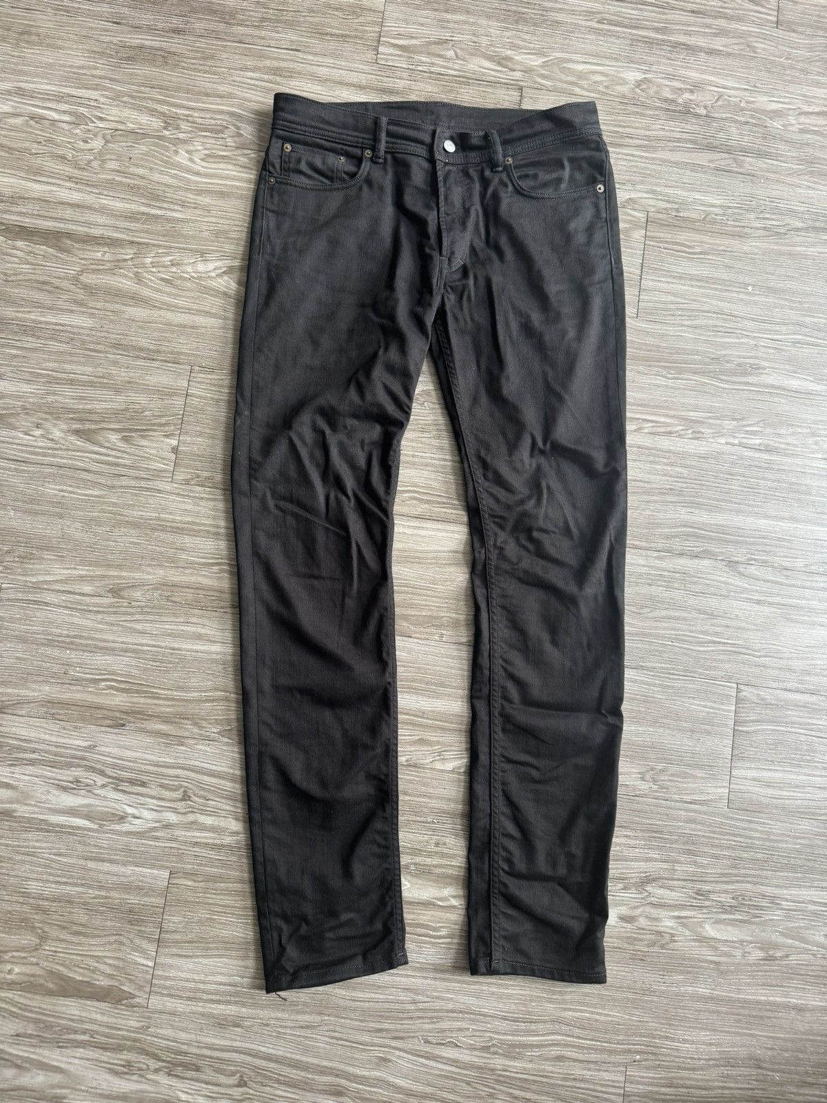 image of Acne Studios Black Denim Jeans, Men's (Size 32)