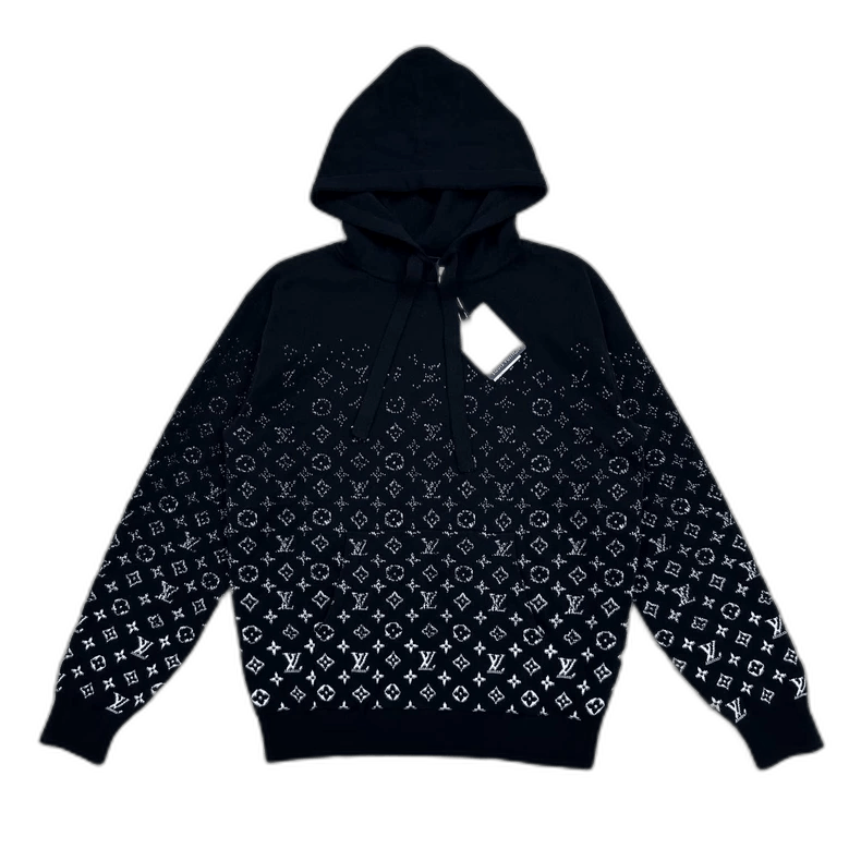Louis Vuitton Louis Vuitton Gradient Logo Hooded Sweater Size US L / EU 52-54 / 3 - 1 Thumbnail