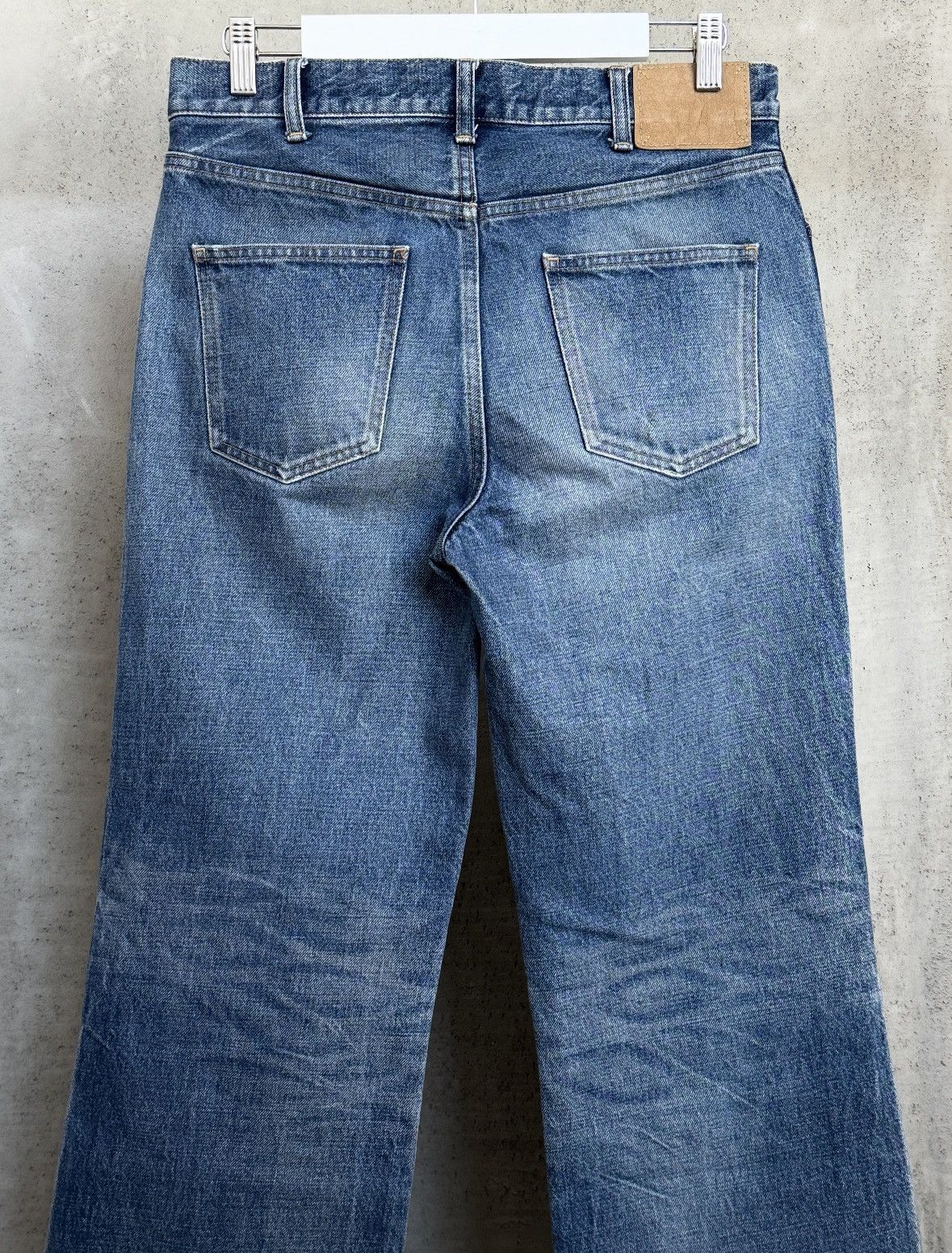 Celine Celine by Hedi Slimane Mid-Rise Flare Pants in Denim SS20 Size 29" - 5 Thumbnail