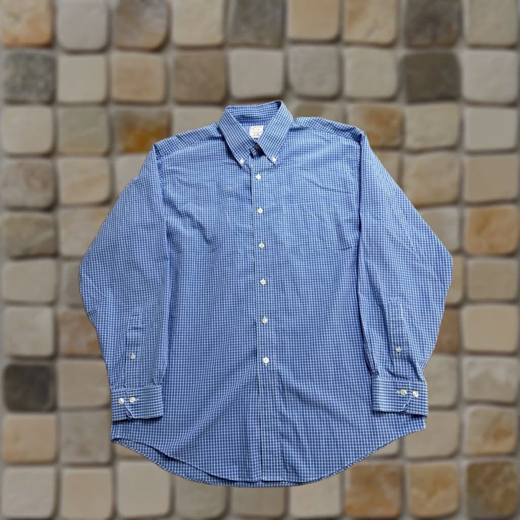 Brooks Brothers Brooks Brothers The Original Polo Shirt Mens Large Blue Cotton Traditional Fit Shirt Mens Large Blue Cotton Size US L / EU 52-54 / 3 - 1 Thumbnail