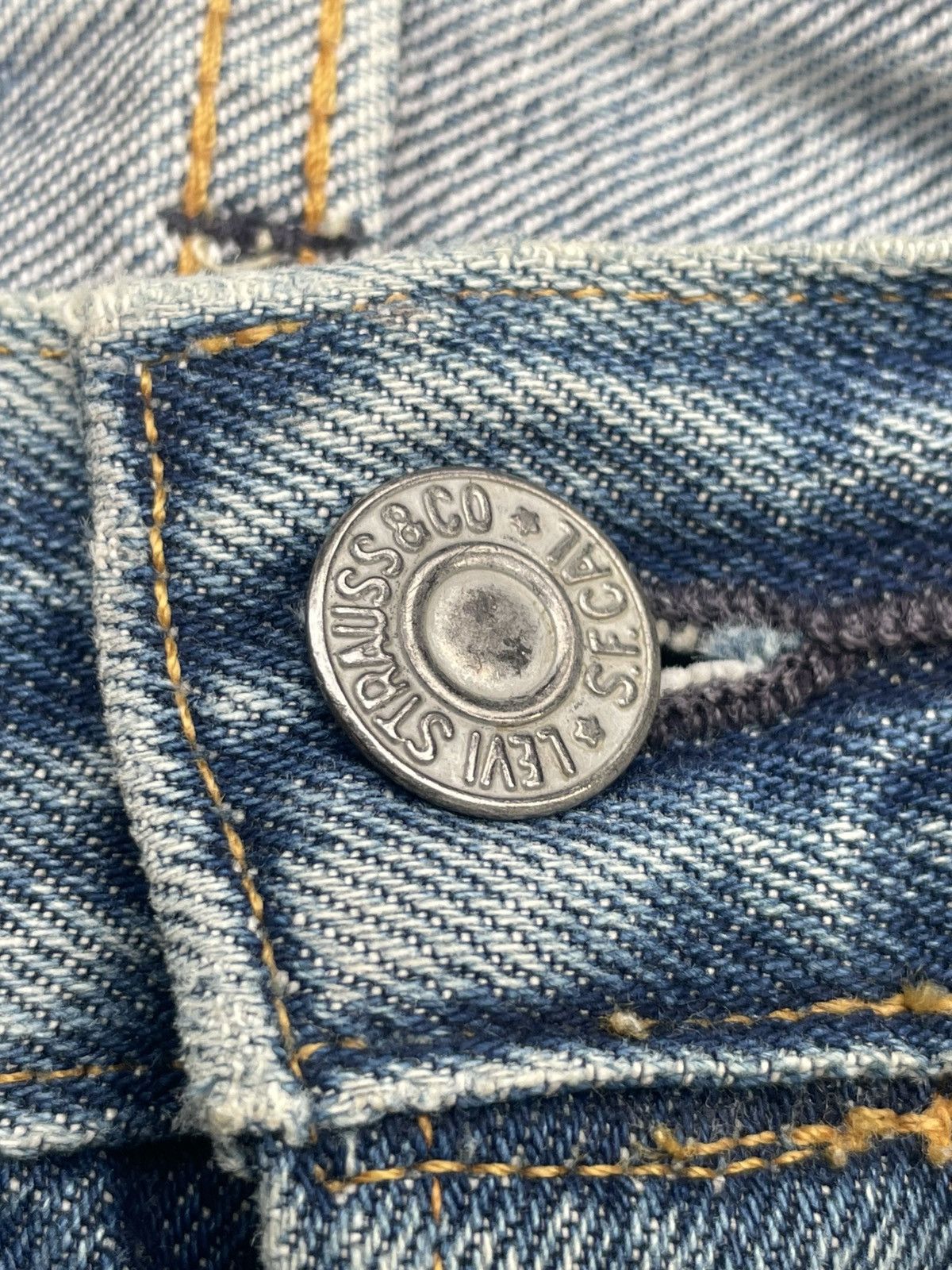 Levi's Vintage 90’s Levi’s Lot 501Z E Selvedge Distresed Size US 34 / EU 50 - 18 Thumbnail
