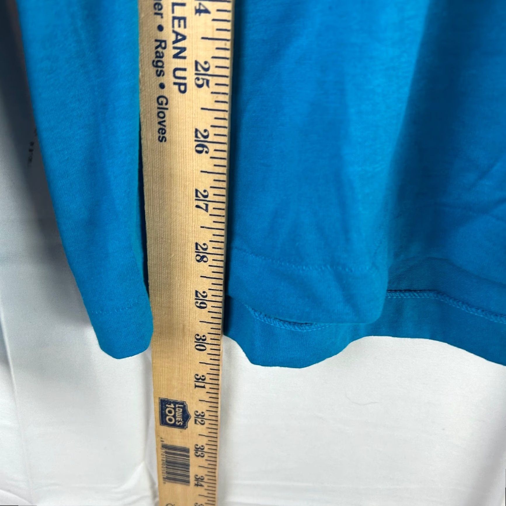 Vintage SUNBELT Sportswear Long Sleeve T-Shirt XL Unisex Adults Blue Crew Neck Cotton Polyester Made USA Size US XL / EU 56 / 4 - 5 Thumbnail