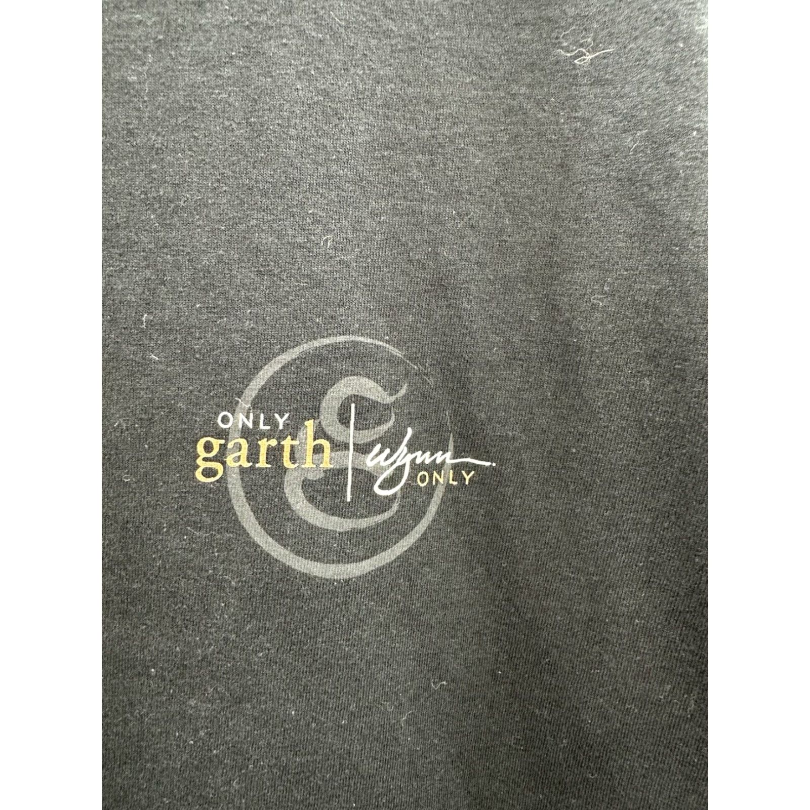 Anvil VINTAGE Anvil TShirt Short Sleeve Shirt Black 2009 Garth Brooks Wynn Vegas Signed Medium Mens Size US M / EU 48-50 / 2 - 2 Thumbnail