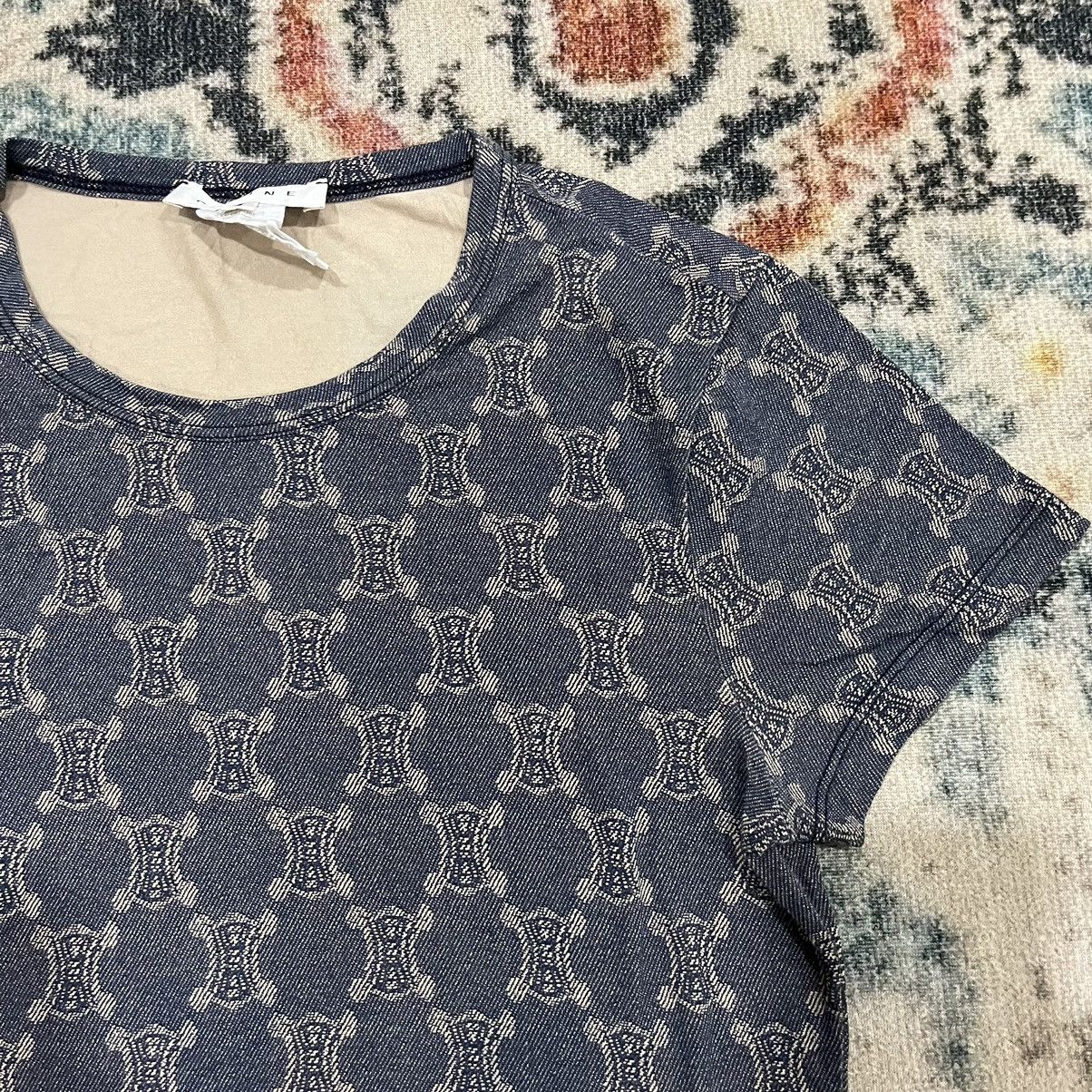 Celine × Vintage Vintage Celine Macadam tee Size S / US 4 / IT 40 - 2 Thumbnail