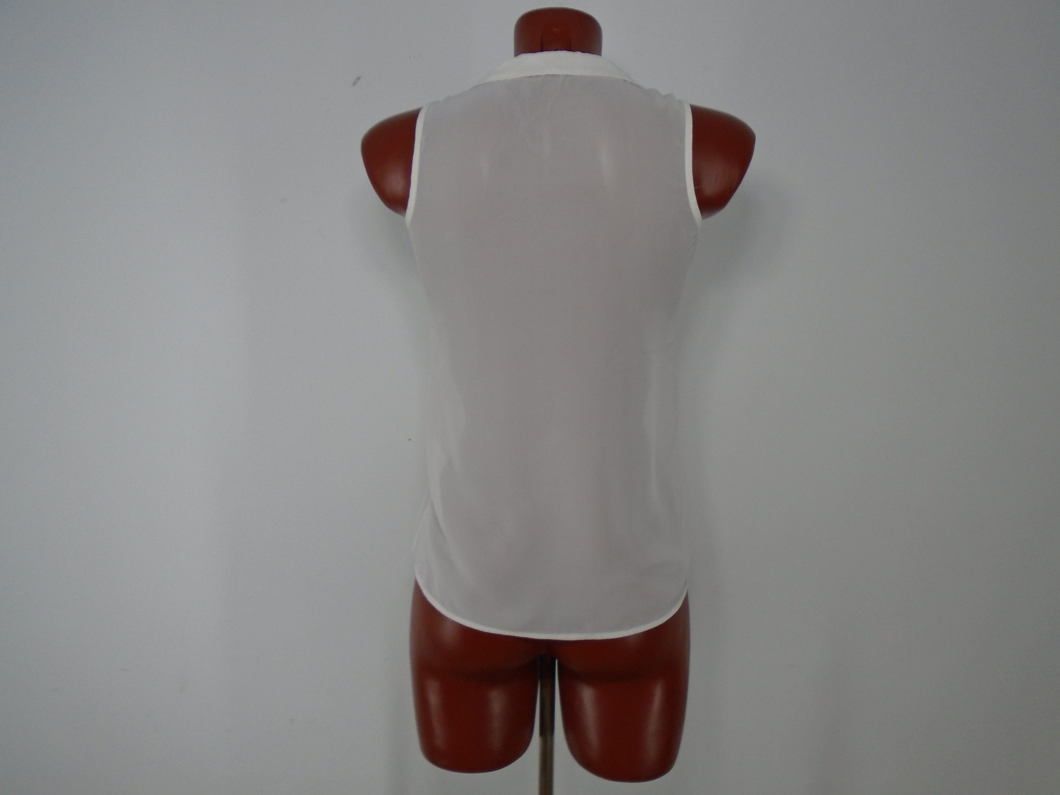 Vintage Women's Blouse Unknown Brand. White. XS. Size XS / US 0-2 / IT 36-38 - 5 Thumbnail