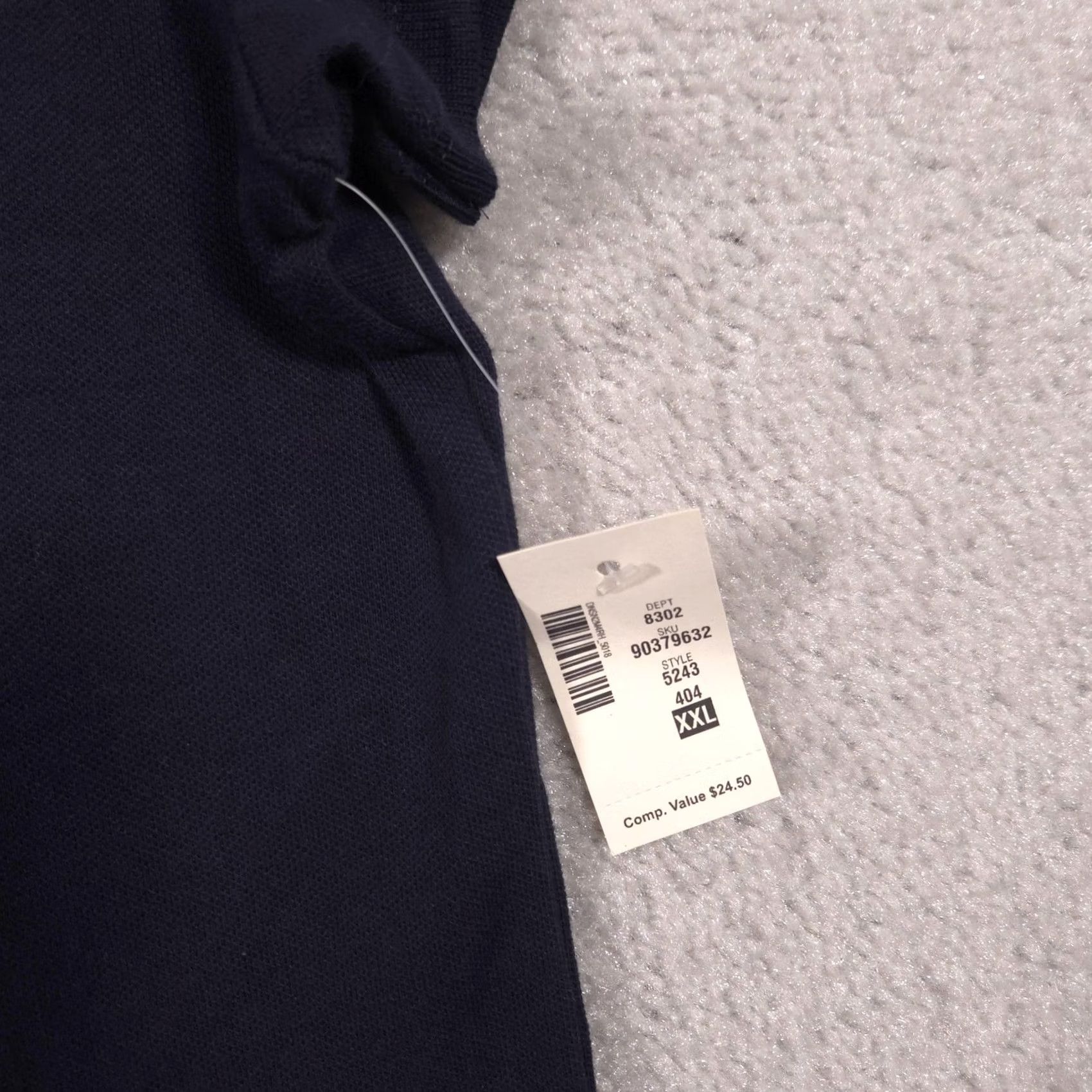 Vintage Aéropostale Polo Shirt Juniors XXL Solid Blue Collared Short Sleeve Basic Top Size XXL / US 16-18 / IT 52-54 - 4 Thumbnail