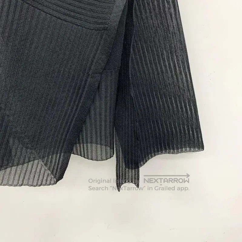 Rick Owens Rick Owens Black Silk Open Cardigan . Size XXS / US 00 / IT 34 - 4 Thumbnail
