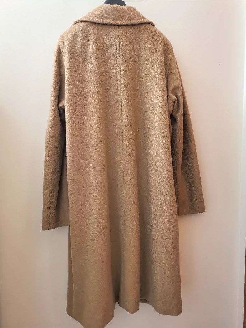 Max Mara Max Mara White Label Main Line Coat Camel Fleece Water Rip Size L / US 10 / IT 46 - 3 Thumbnail