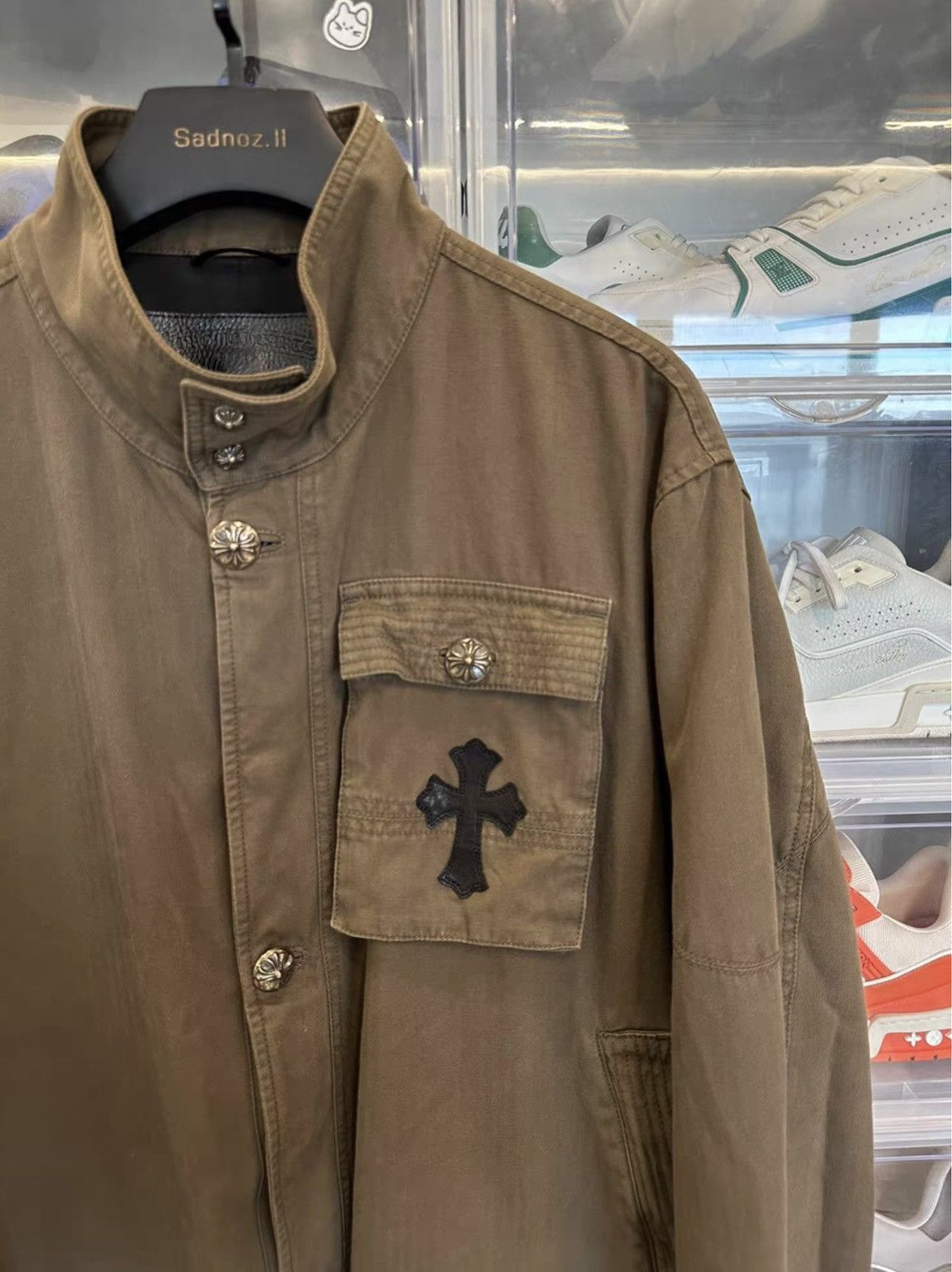 Chrome Hearts Chrome hearts cross leather patch jacket Size US XXL / EU 58 / 5 - 2 Thumbnail