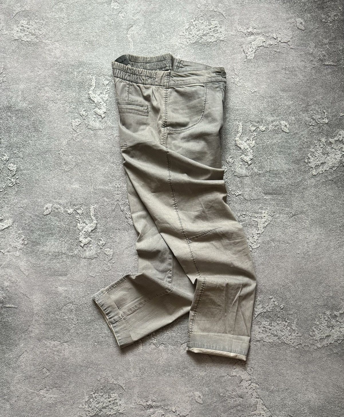Vintage Oska 1size gray Wmns pant trouser chino relaxed faded Size 26" / US 2 / IT 38 - 15 Thumbnail