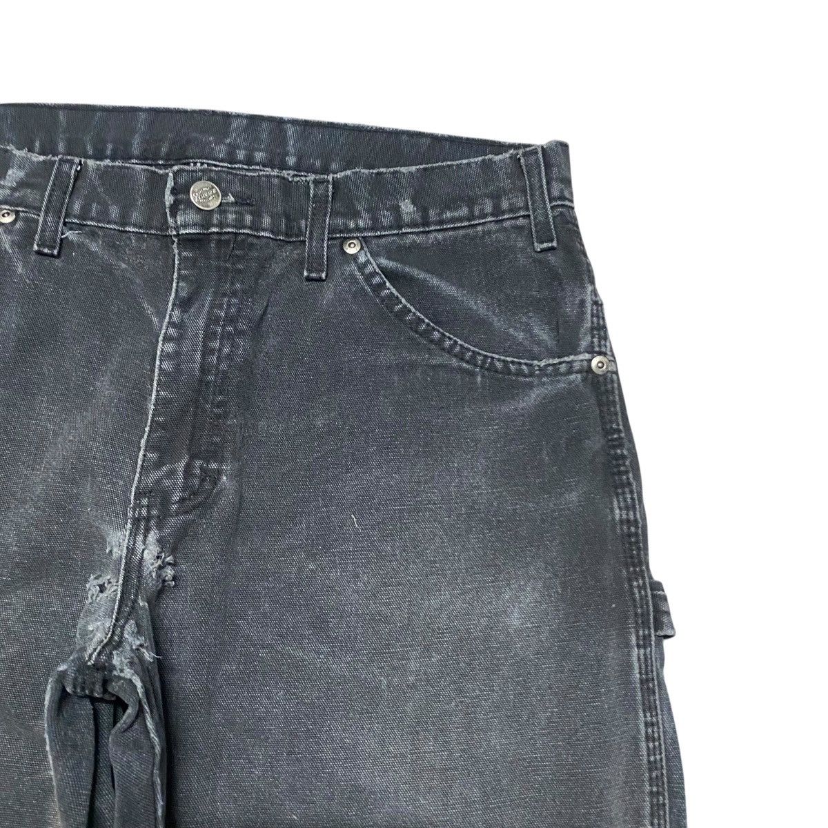 Dickies Vintage Dickies Black Carpenter Pant Distressed Size US 34 / EU 50 - 6 Thumbnail