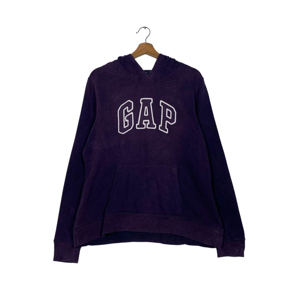 Gap Vintage Gap Purple Big Logo Hoodie Size US XL / EU 56 / 4 - 10 Thumbnail