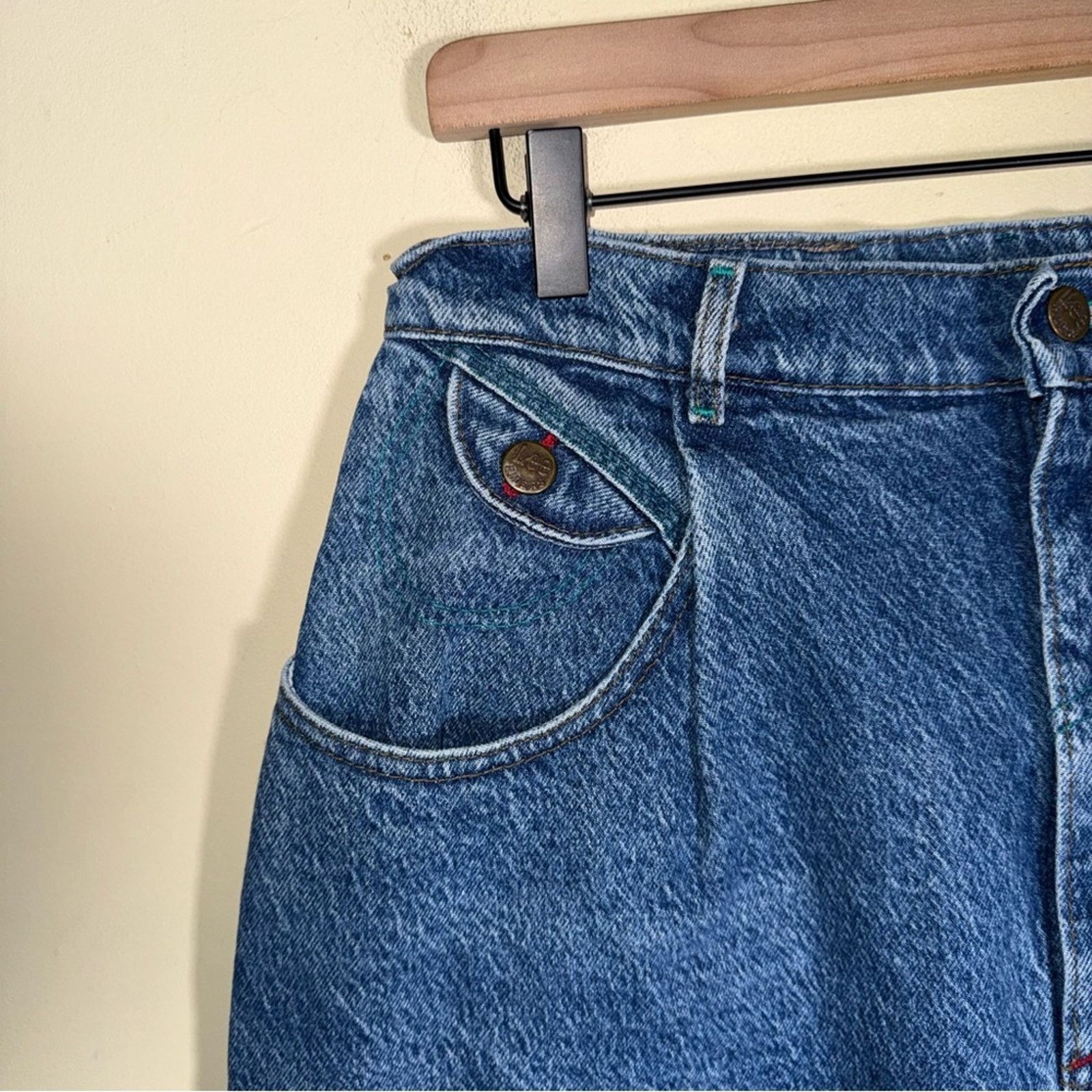 Lee VINTAGE LEE high waisted barrel grunge mom denim jeans 16 Size 38" / US 16 / IT 52 - 5 Thumbnail