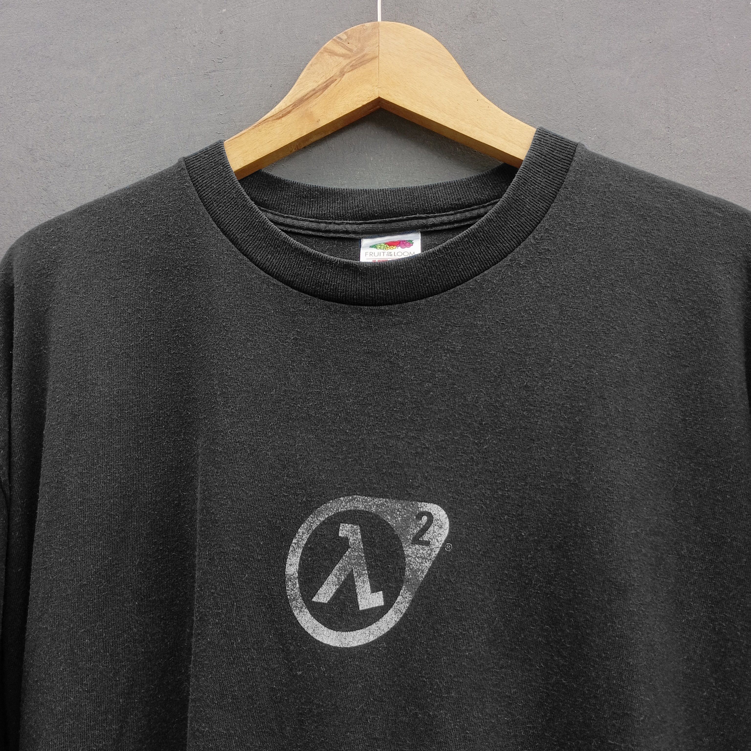 Vintage vintage Y2K half life 2 t shirts Size US XL / EU 56 / 4 - 2 Thumbnail