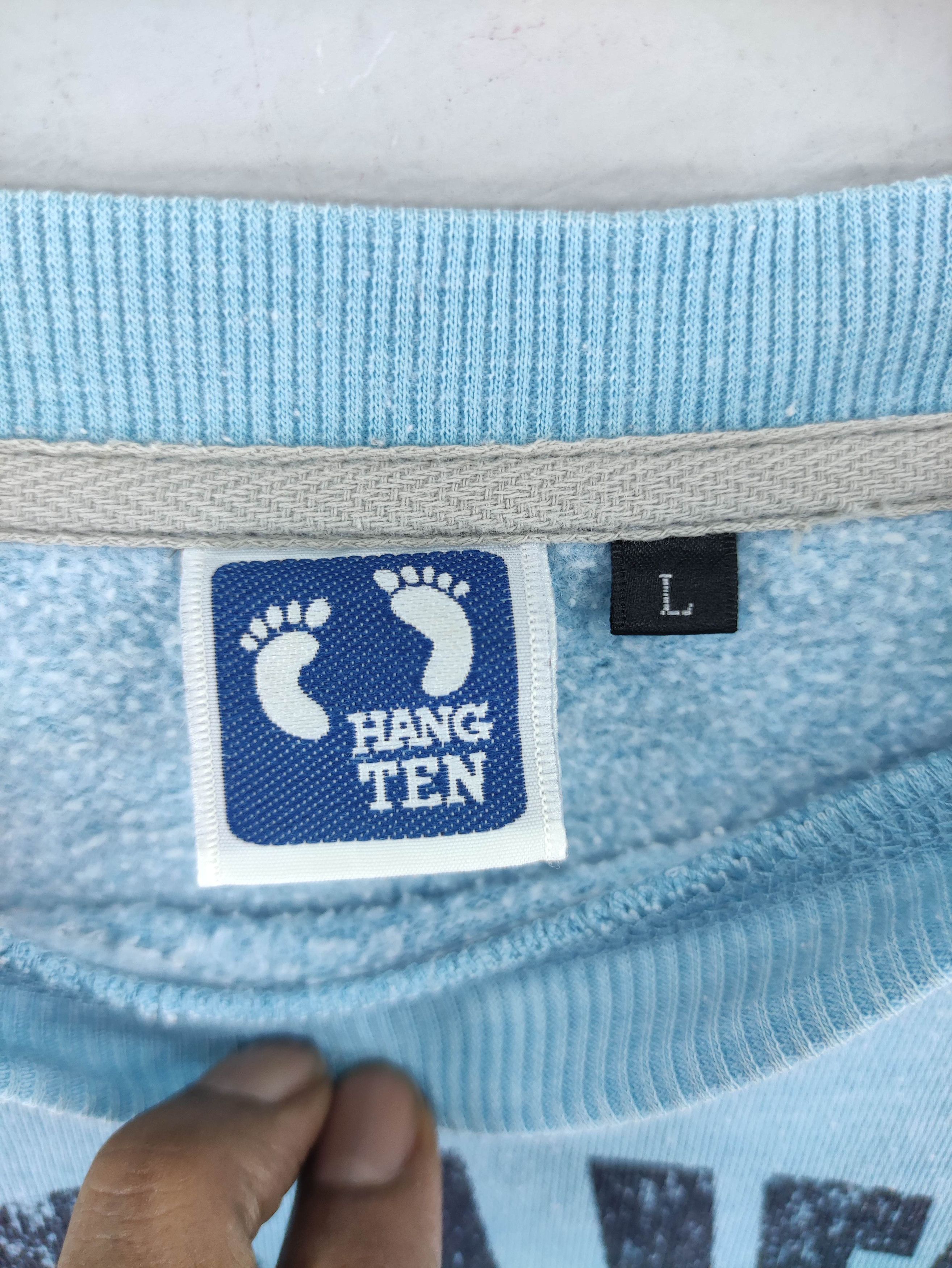 Hang Ten Vintage 90s Hang Ten Sweatshirt Big Logo Jumper Size US L / EU 52-54 / 3 - 4 Thumbnail