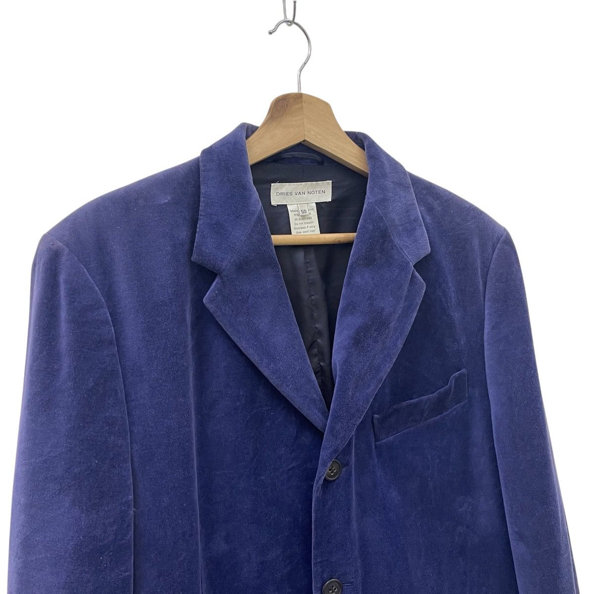 Dries Van Noten Vintage Dries Van Noten Velvet Coat Jacket Size US L / EU 52-54 / 3 - 9 Thumbnail