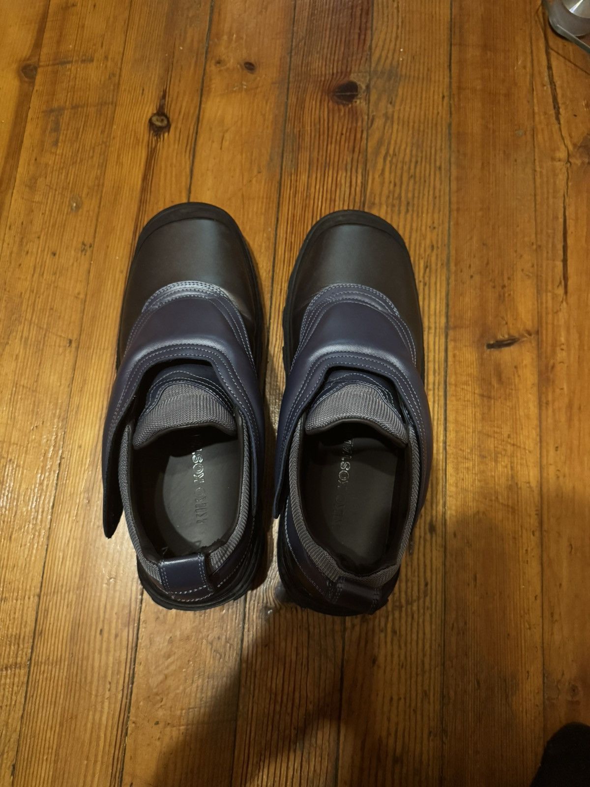 Kiko Kostadinov Kiko Kostadinov Tonkin Strap Shoe Slate Grey/Gunmetal Size US 11.5 / EU 44-45 - 7 Thumbnail