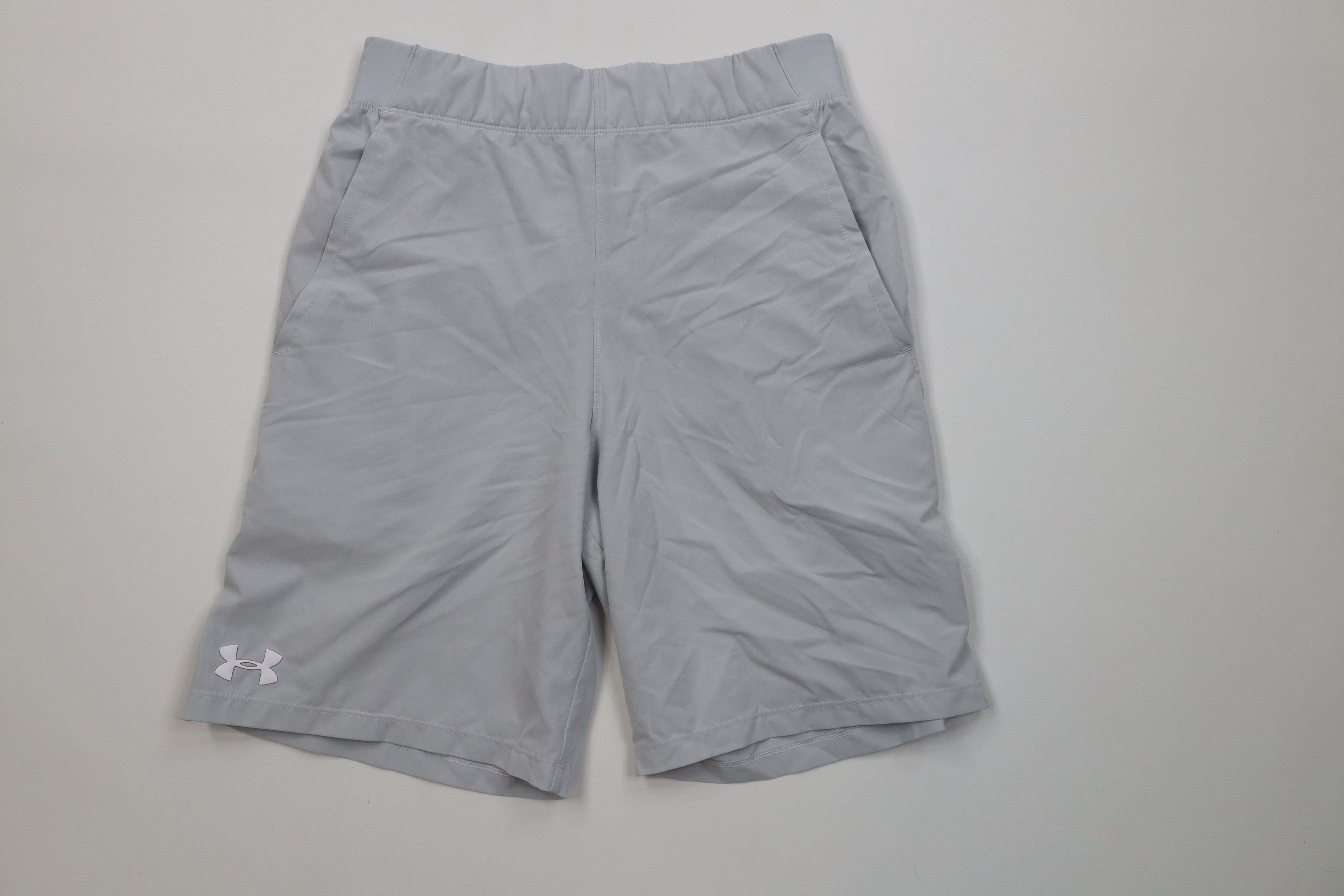 Under Armour Under Armour HeatGear Above Knee Running Gym Shorts Gray Size US 30 / EU 46 - 1 Thumbnail