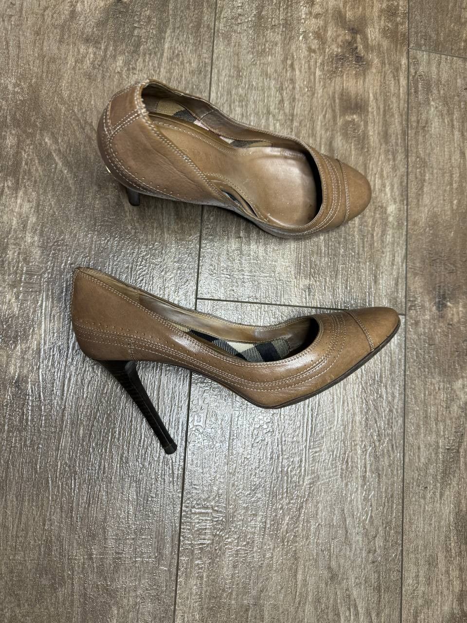 Burberry × Vintage Burberry leather shoes vintage Size US 8.5 / IT 38.5 - 1 Thumbnail