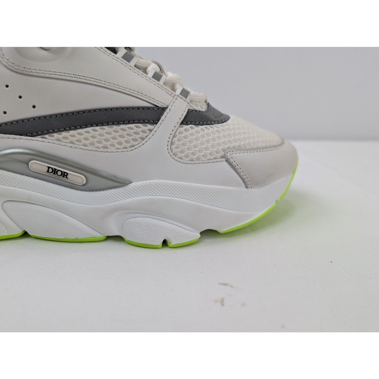 Dior o1rshd1 B22 Sneakers in White Silver Fluo Green Size US 8 / EU 41 - 4 Thumbnail