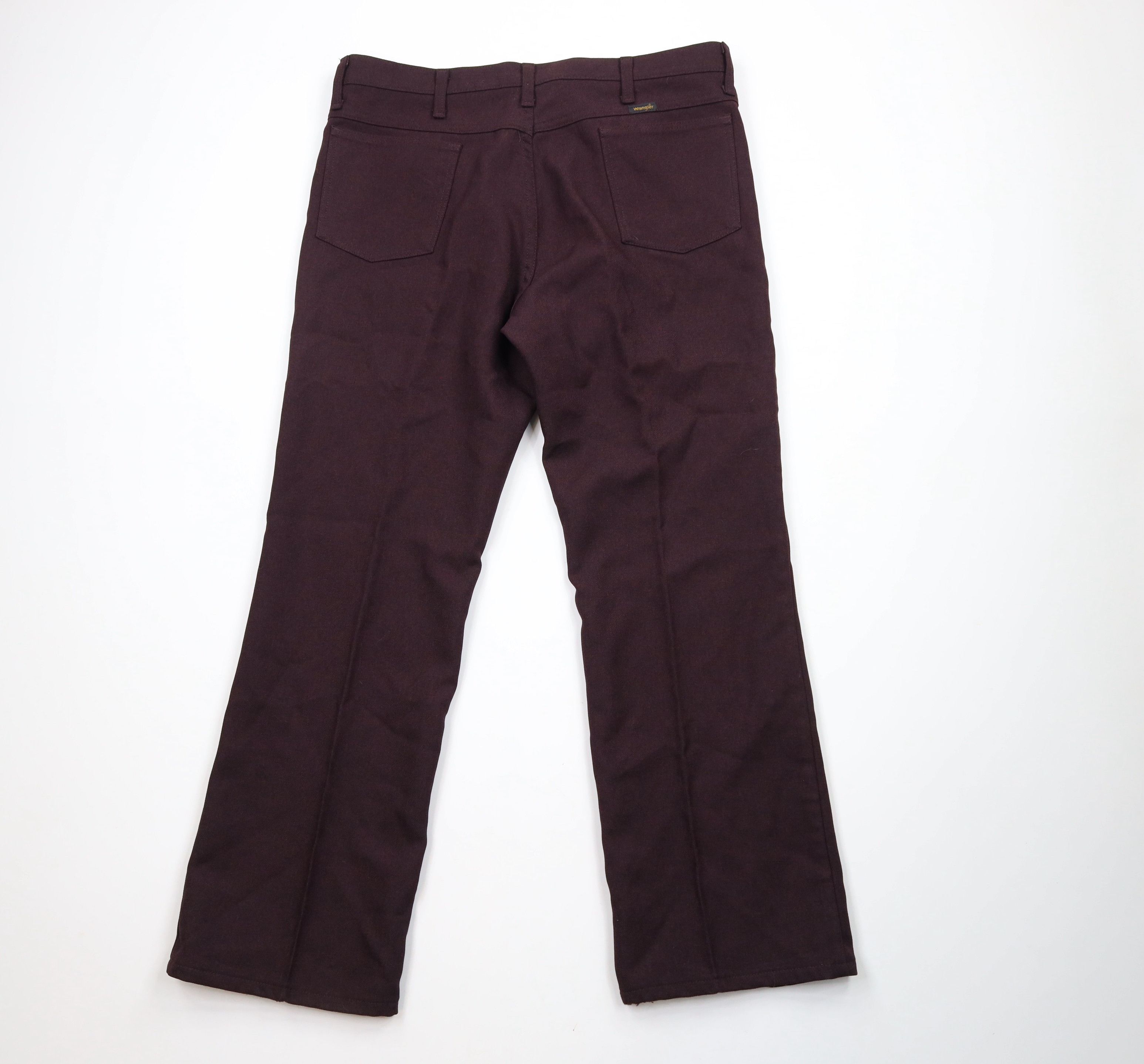 Vintage × Wrangler Vintage 90s Wrangler Wide Leg Bootcut Chino Pants Red Size US 36 / EU 52 - 8 Thumbnail