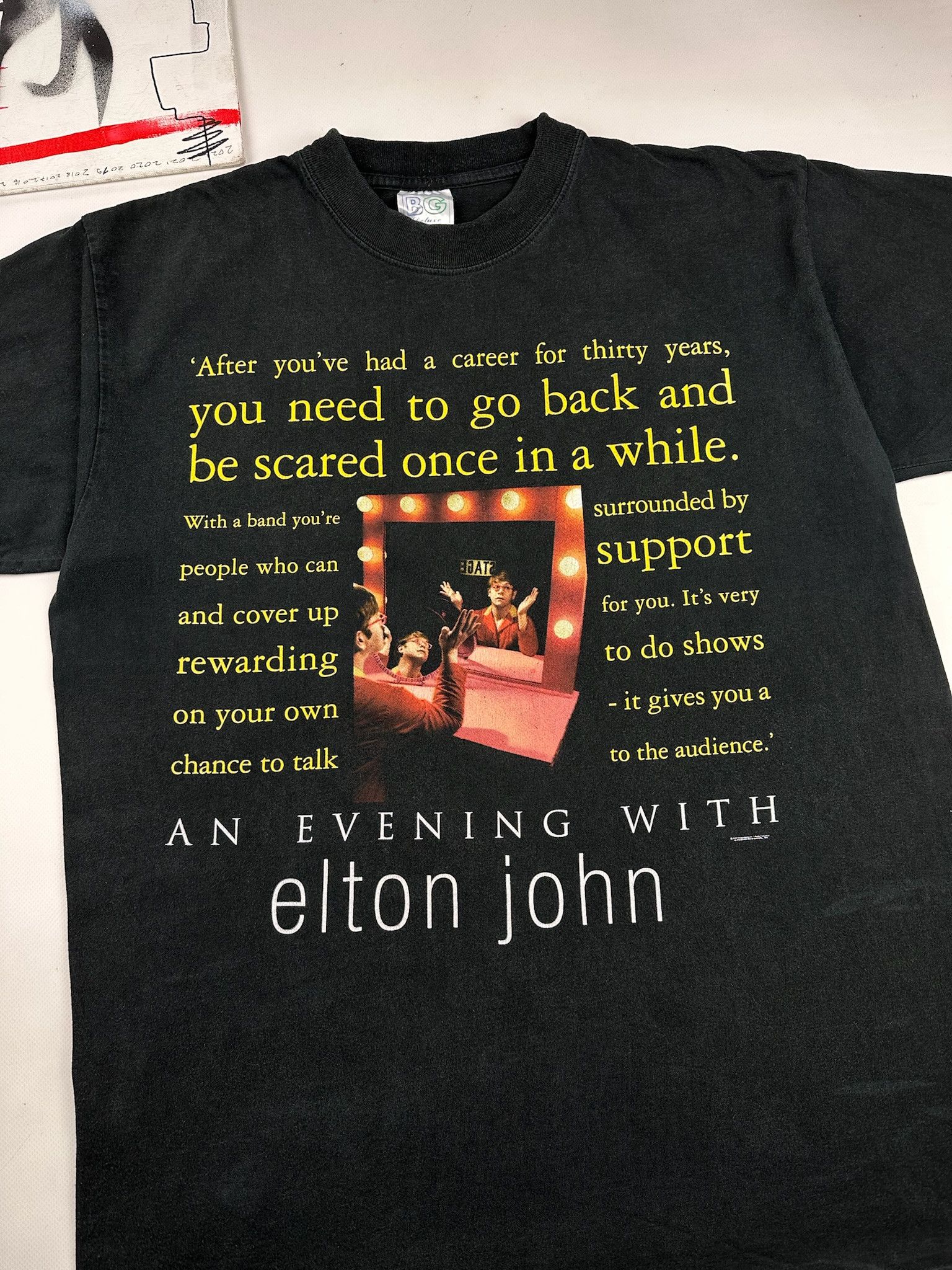 Band Tees Vintage 2000s An Evening With Elton John Concert Tour Tshirt Size US L / EU 52-54 / 3 - 2 Thumbnail