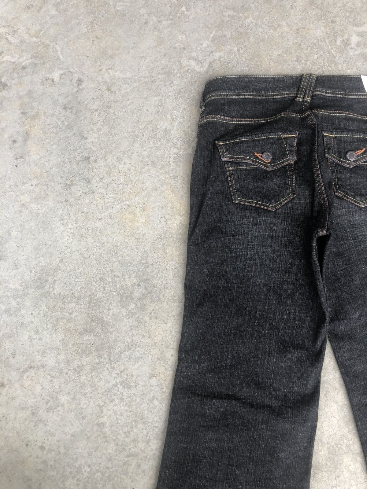 If Six Was Nine Japanese Bobson Flared Jeans Distressed Size US 29 - 9 Thumbnail
