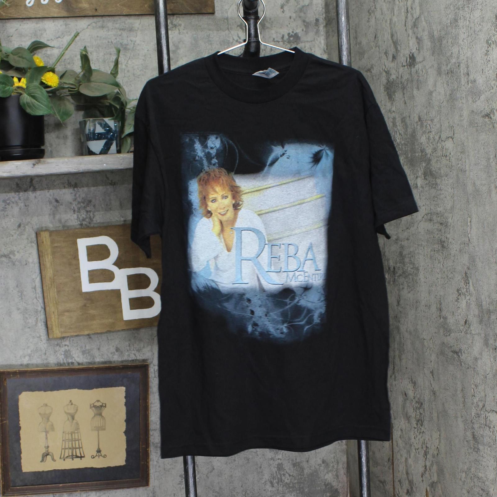 Alstyle Alstyle Mens Reba Mcentire Concert Band T-shirt Tee Black 