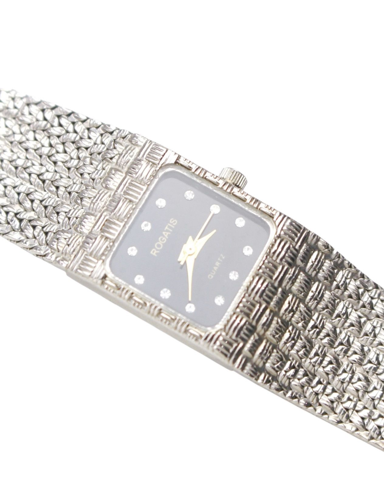 Vintage 2000S ROGATIS STAINLESS STEEL DIAMOND QUARTZ WATCH Size ONE SIZE - 4 Thumbnail