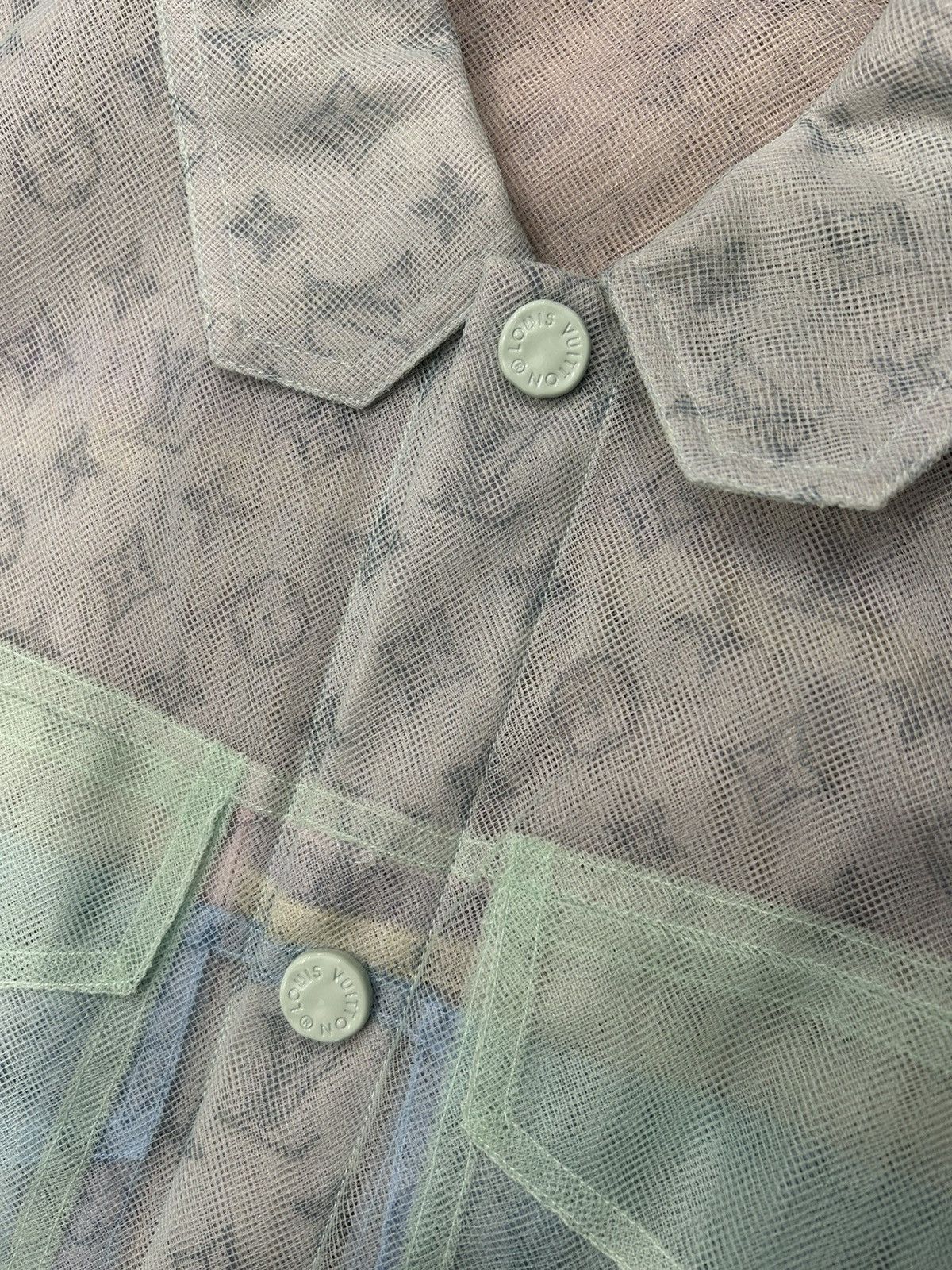 Louis Vuitton MULTICOLOR TULLE DENIM JACKET Size US S / EU 44-46 / 1 - 4 Thumbnail