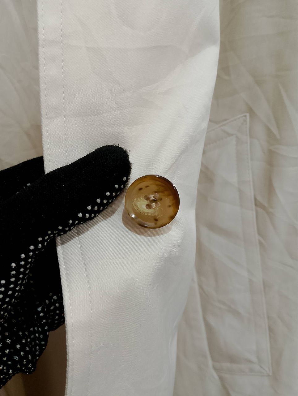 Le Grande Bleu (L.G.B.) MENER BATEAU Made in Japan🇯🇵 Beige Ester Long Coat Jacket Size L / US 10 / IT 46 - 8 Thumbnail