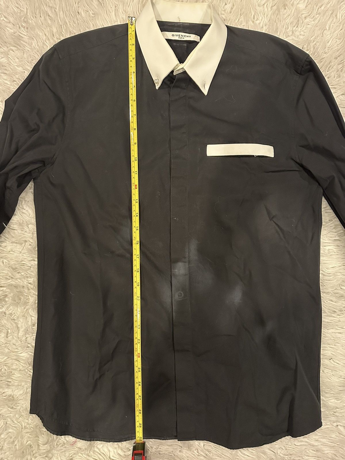 Givenchy Givenchy Mens Pearl Button Up Size US L / EU 52-54 / 3 - 7 Thumbnail