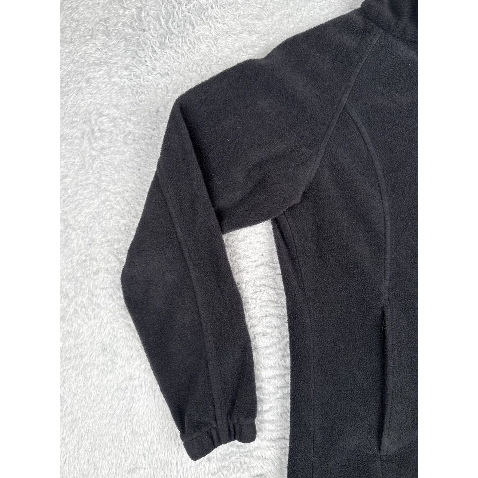 Vintage Columbia Jacket Womens S Black Fleece Full Zip Benton Springs Outdoor Warm Size S / US 4 / IT 40 - 3 Thumbnail