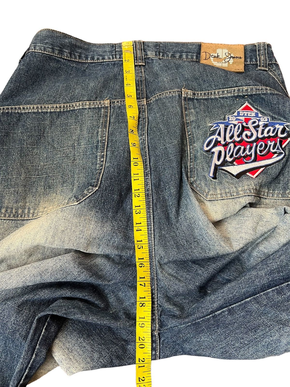 🔥Steals🔥 Vtg Y2K Dtek Jeans Hip Hop Baggy Style W42 x L32
