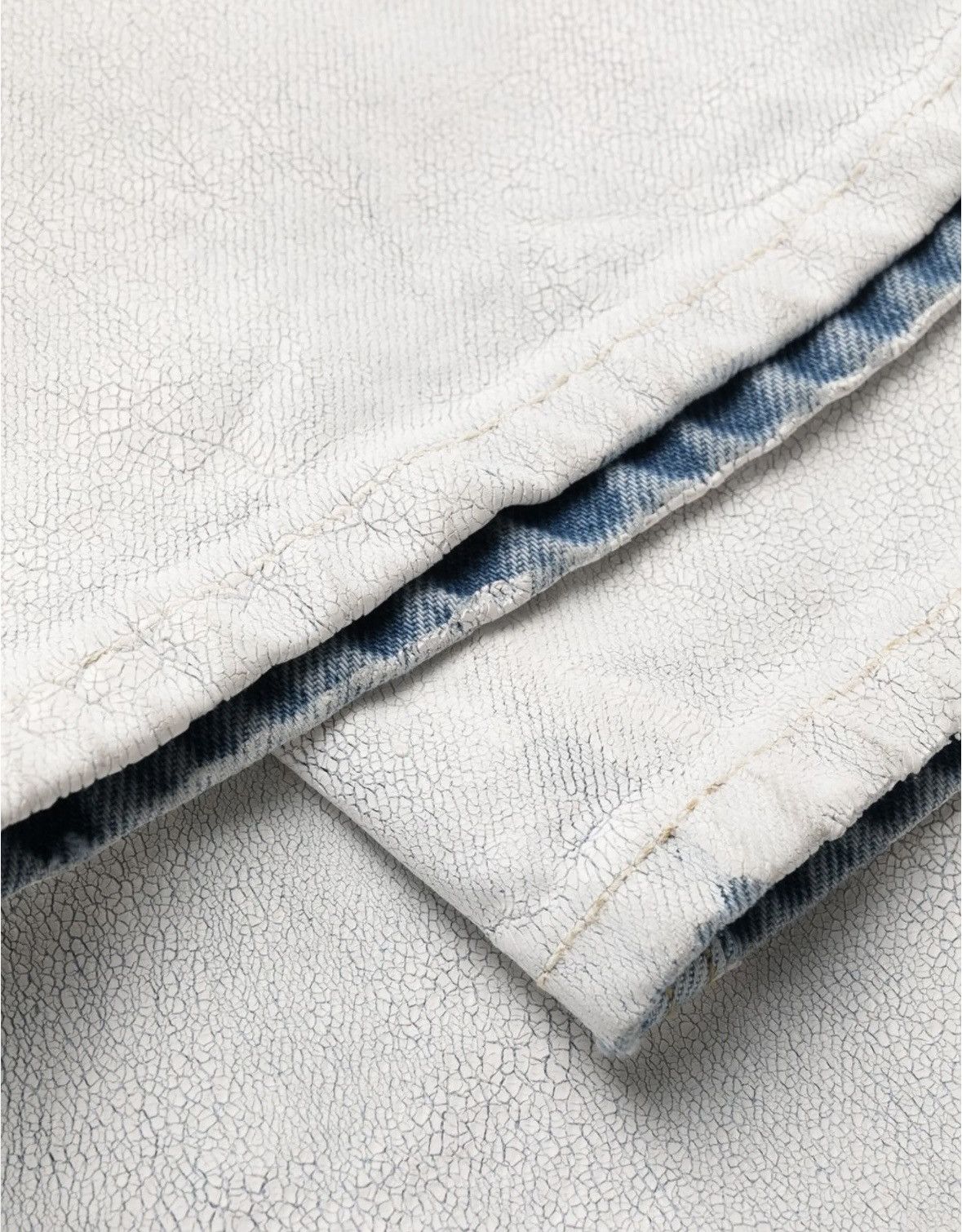 Maison Margiela Maison Margiela White Painted Jeans Size US 31 - 11 Thumbnail