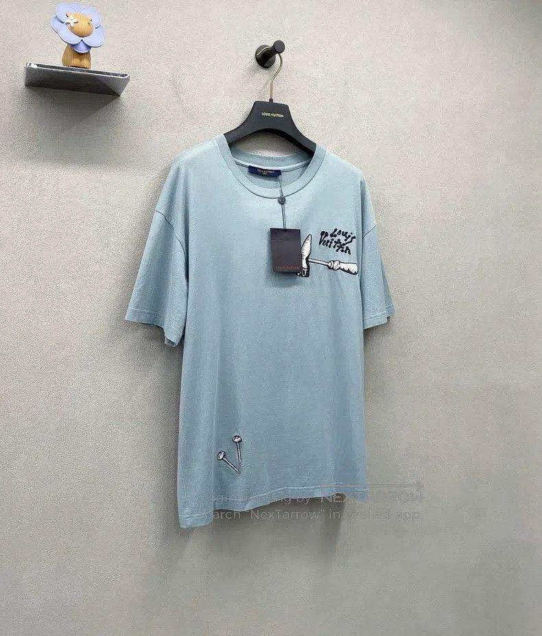 Louis Vuitton Louis Vuitton Tool pattern embroidered short sleeve Size US L / EU 52-54 / 3 - 3 Thumbnail