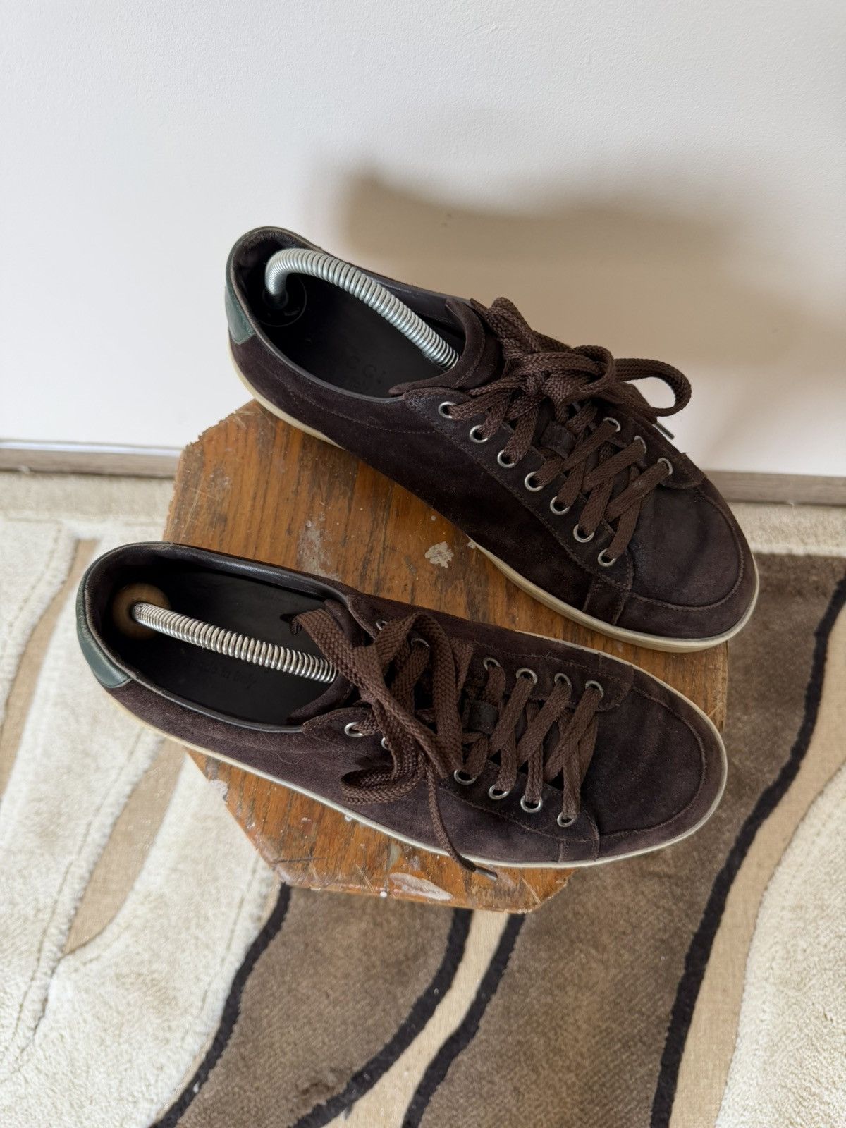 Gucci Gucci Brown Suede Luxury Shoes Size US 9.5 / EU 42-43 - 5 Thumbnail