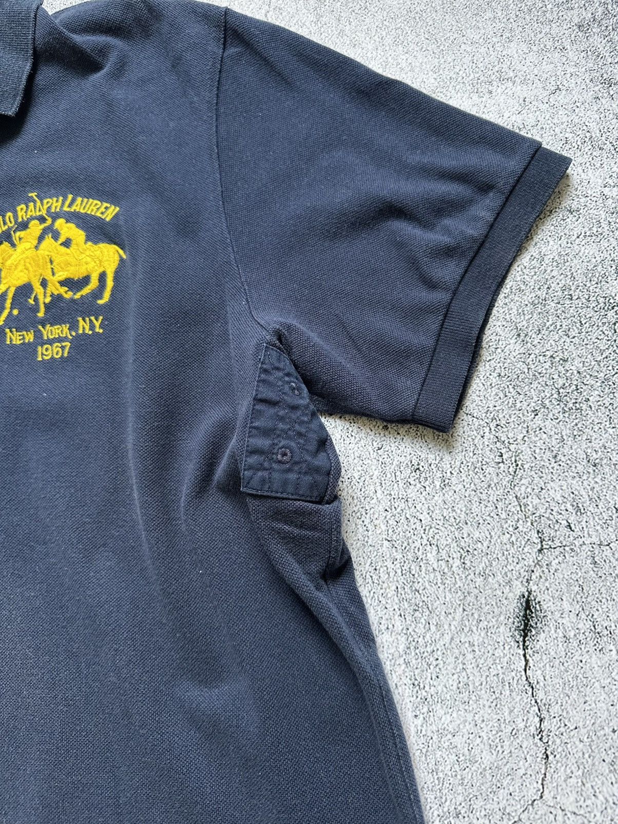 Polo Ralph Lauren Vintage Polo Ralph Lauren Polo Big Logo Yellow Y2K Size US XL / EU 56 / 4 - 10 Thumbnail