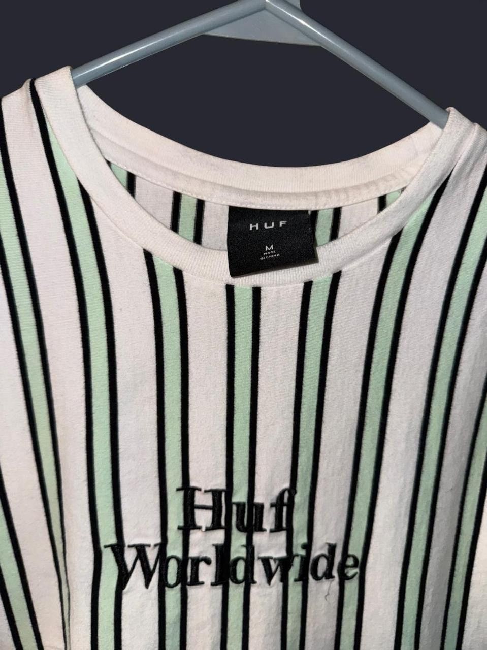 Huf HUF Striped T-Shirt Size US M / EU 48-50 / 2 - 2 Thumbnail