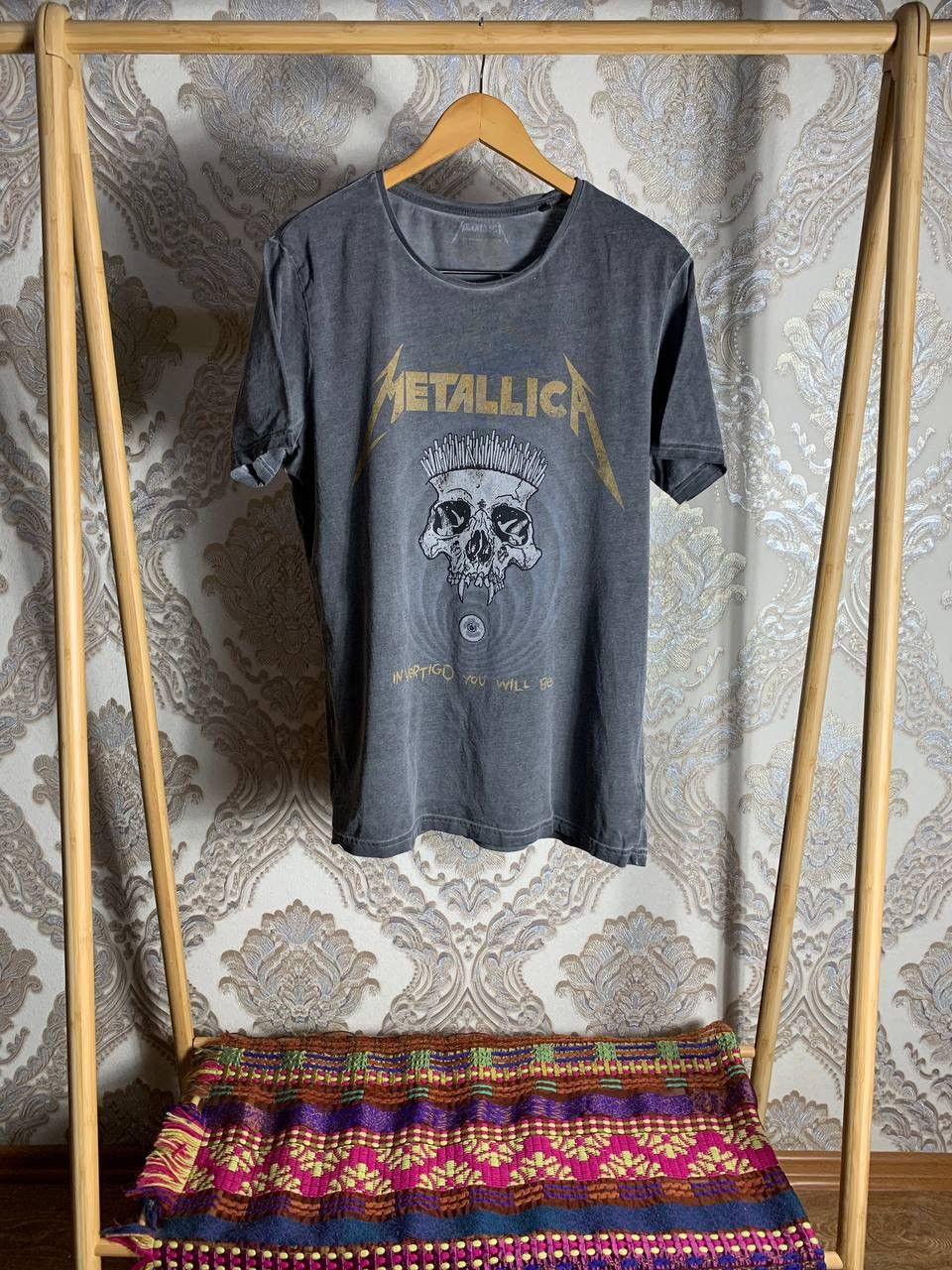 Band Tees VERY RARE METALLICA SKULL WORLD TOUR ROCK T-SHIRT Y2K 90s Size US L / EU 52-54 / 3 - 1 Thumbnail