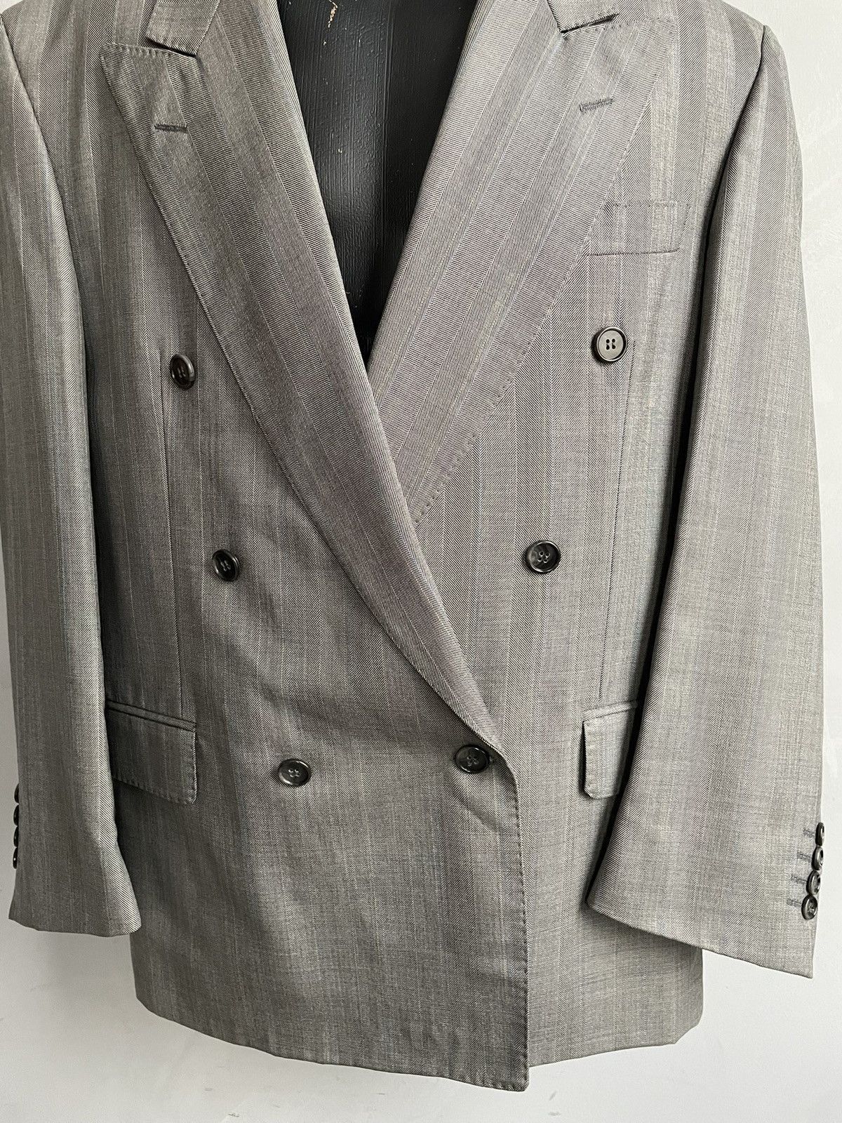 Yves Saint Laurent Yves saint Laurent double breasted retro blazer y2k Size US L / EU 52-54 / 3 - 2 Thumbnail