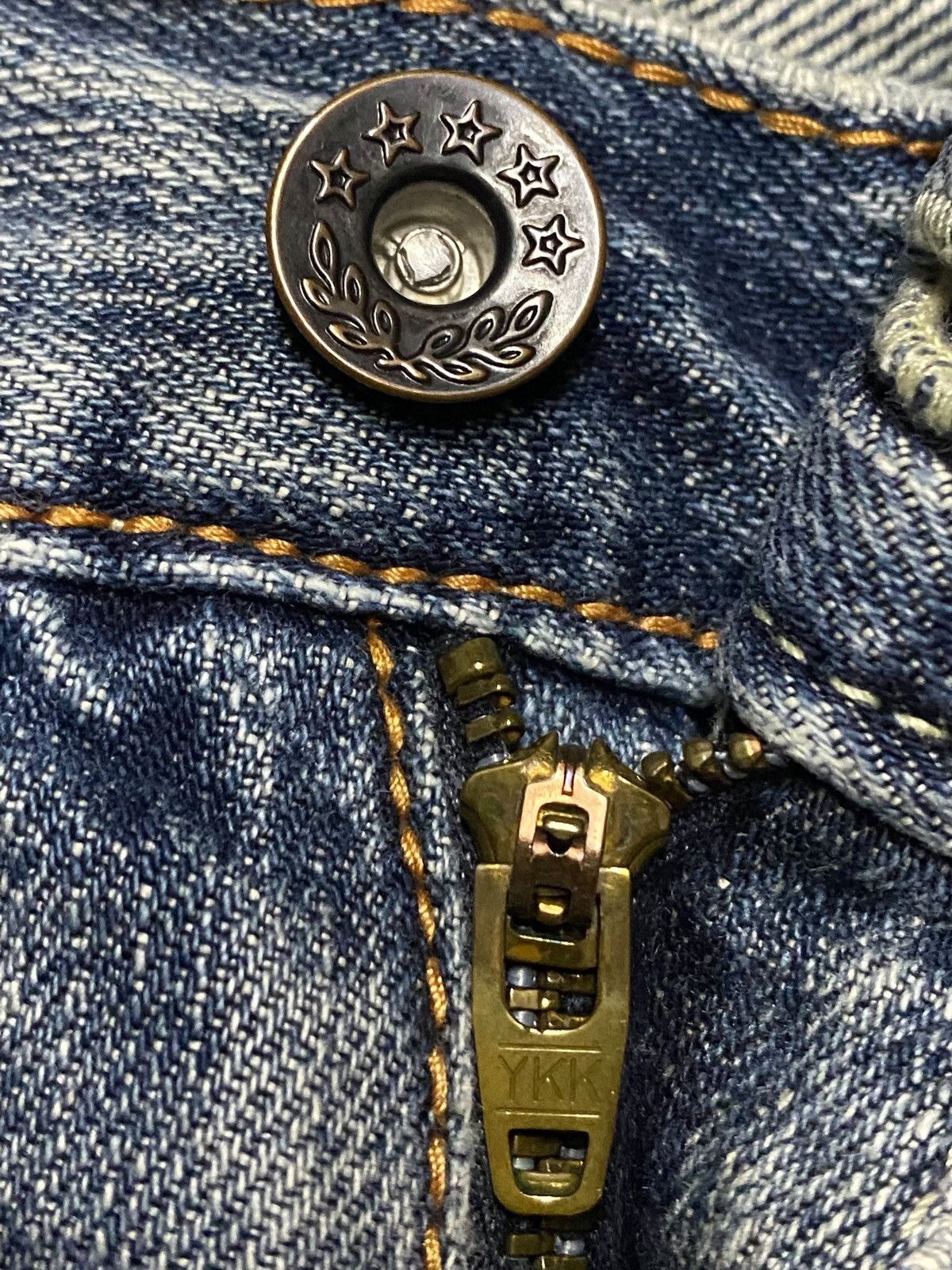 14th Addiction Vintage Japanese Brand X2083T Distressed Baggy Jeans Size US 33 - 10 Thumbnail