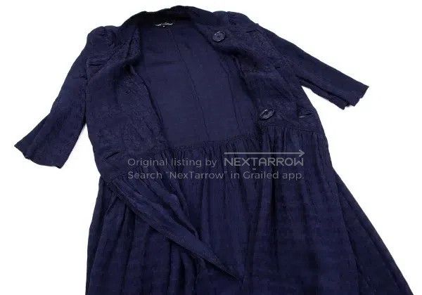 Comme des Garcons Comme Des Garcons Navy Retro Double Breasted Design Dress Size M / US 6-8 / IT 42-44 - 5 Thumbnail