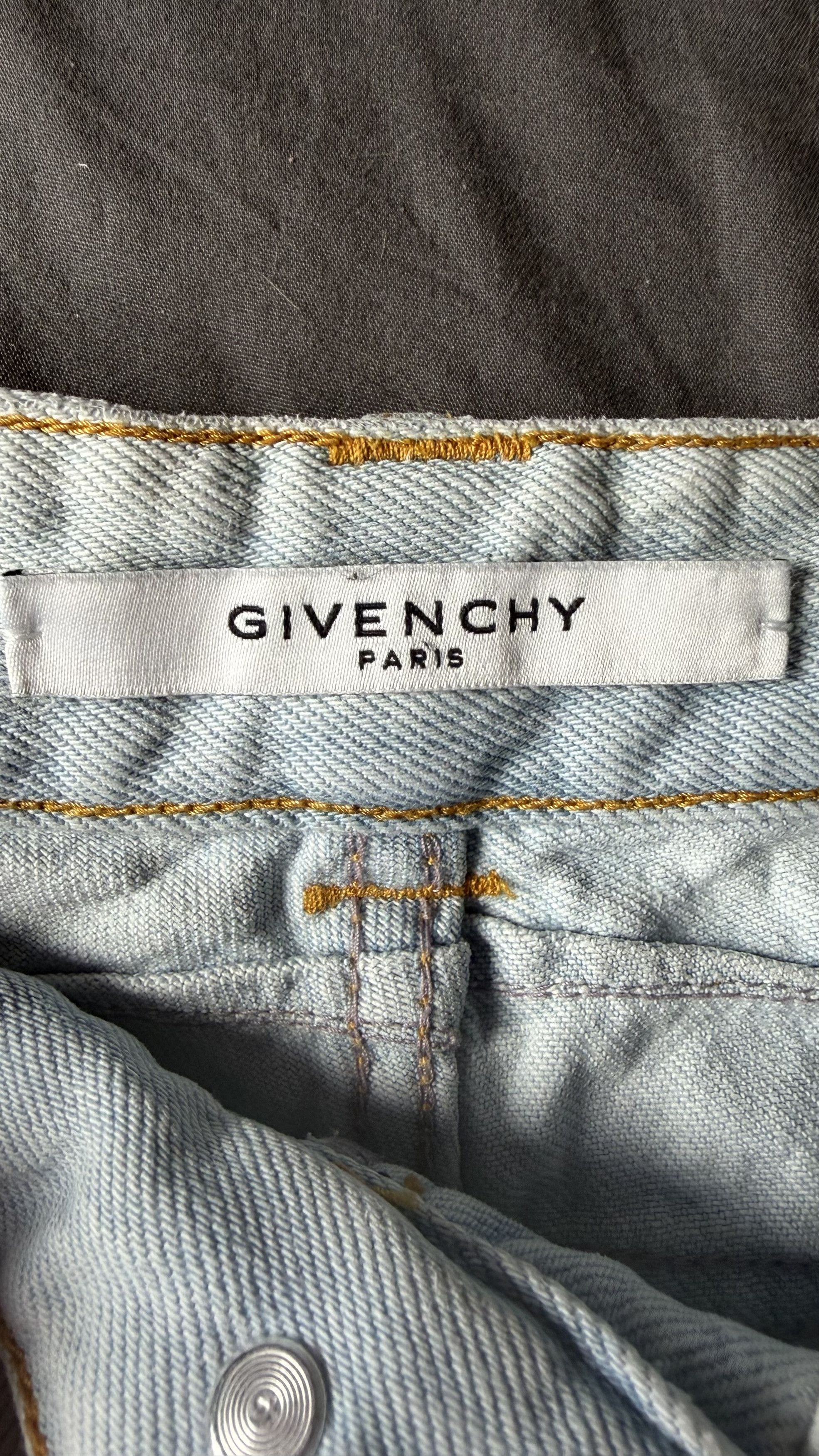 Riccardo Tisci Givenchy SS10 Star Patch Denim Jeans vintage 2010 y2k Size US 32 / EU 48 - 8 Thumbnail
