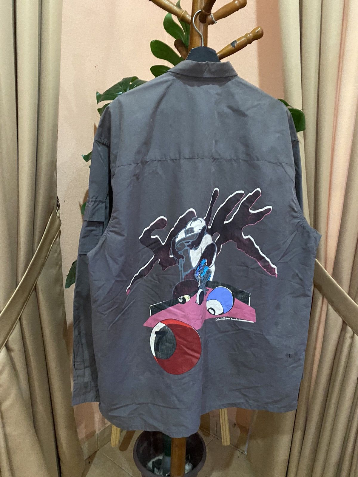 Other VINTAGE Y2K SCHOOL OF HARD KNOCK Size US XL / EU 56 / 4 - 5 Thumbnail