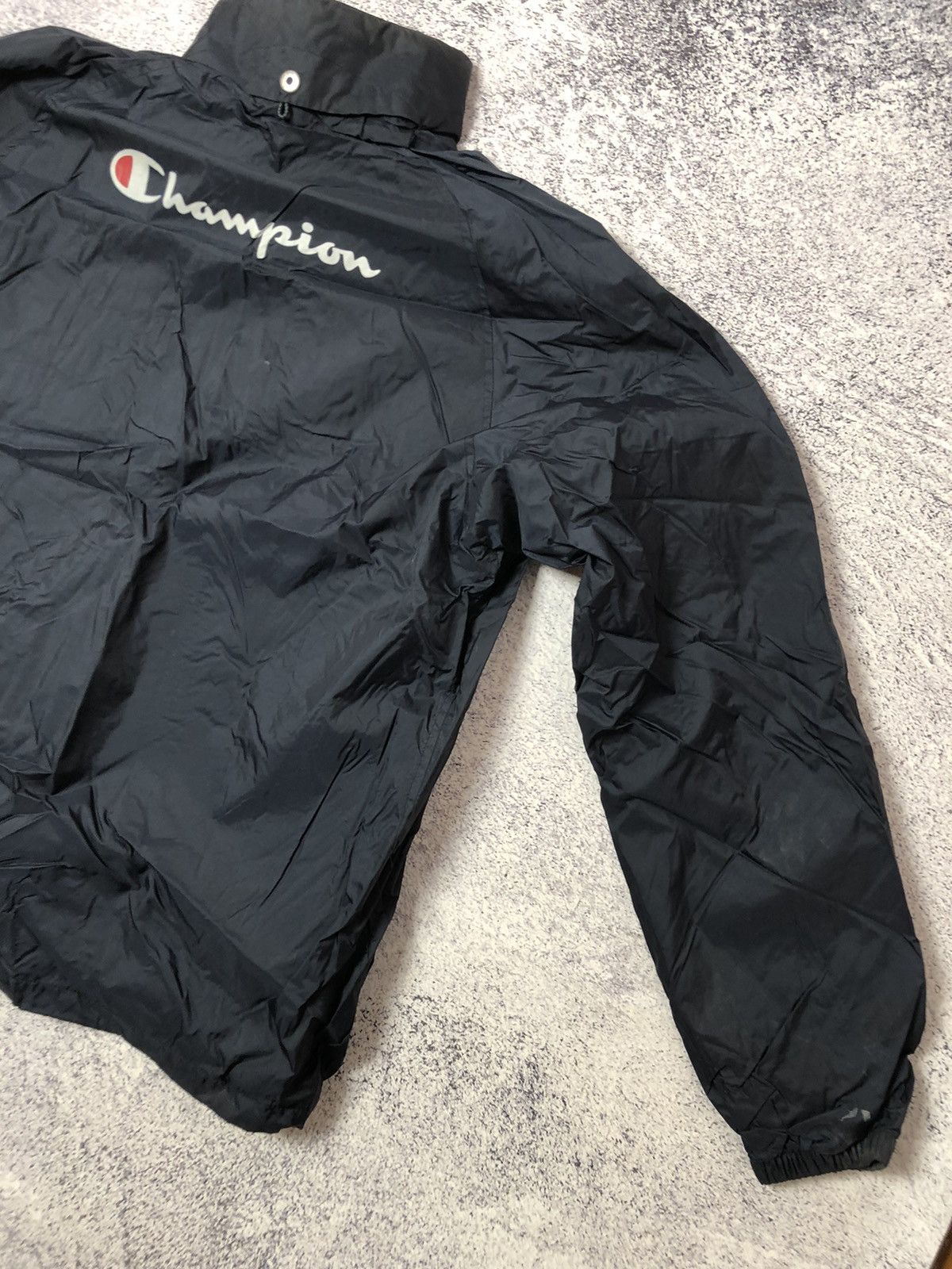 Champion Men’s Windbreaker champion x EuroBasket size Xl y2k vintage Size US XL / EU 56 / 4 - 9 Thumbnail